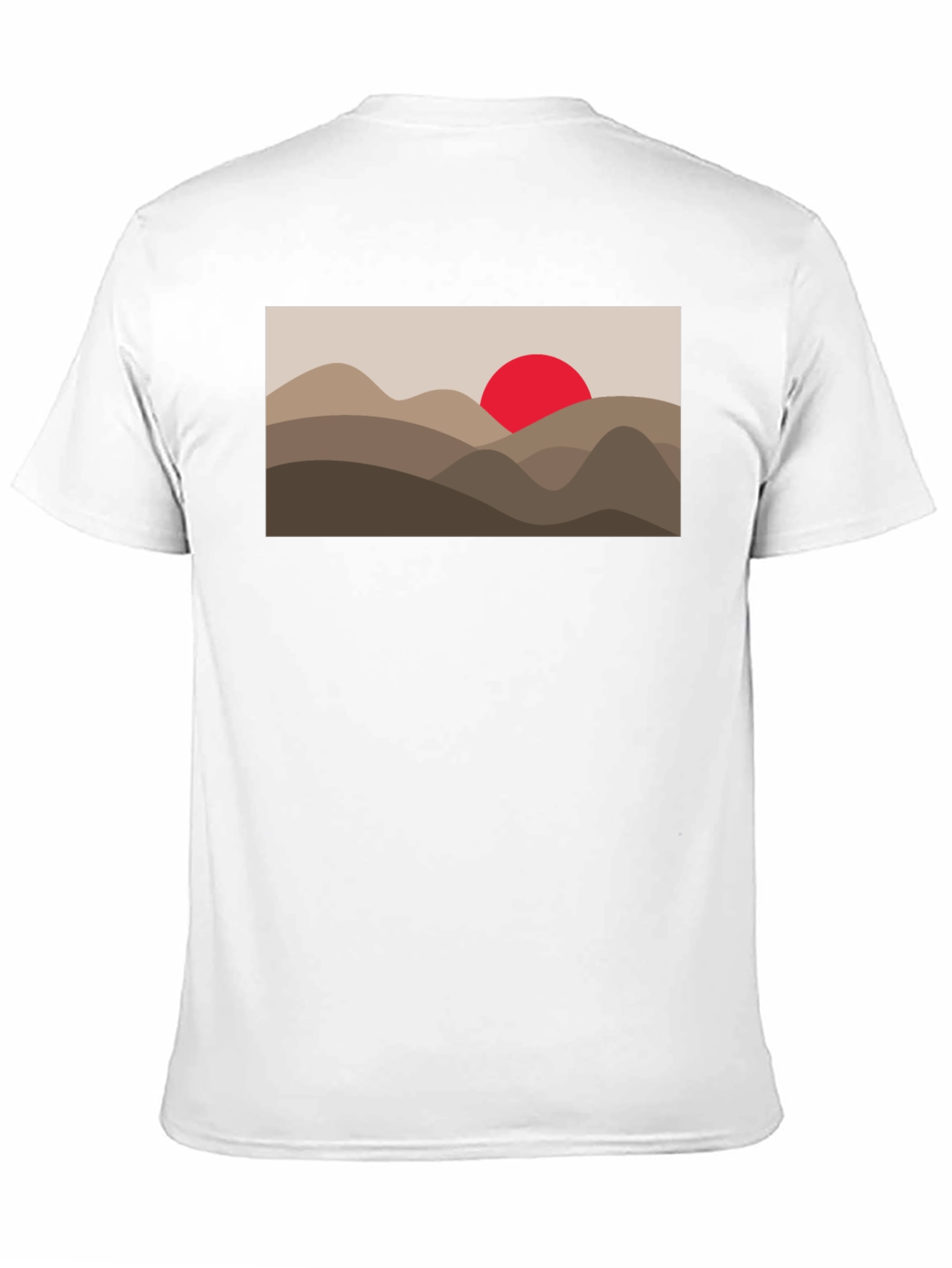 Desert Sunset Graphic Tee - Unisex Black T-Shirt