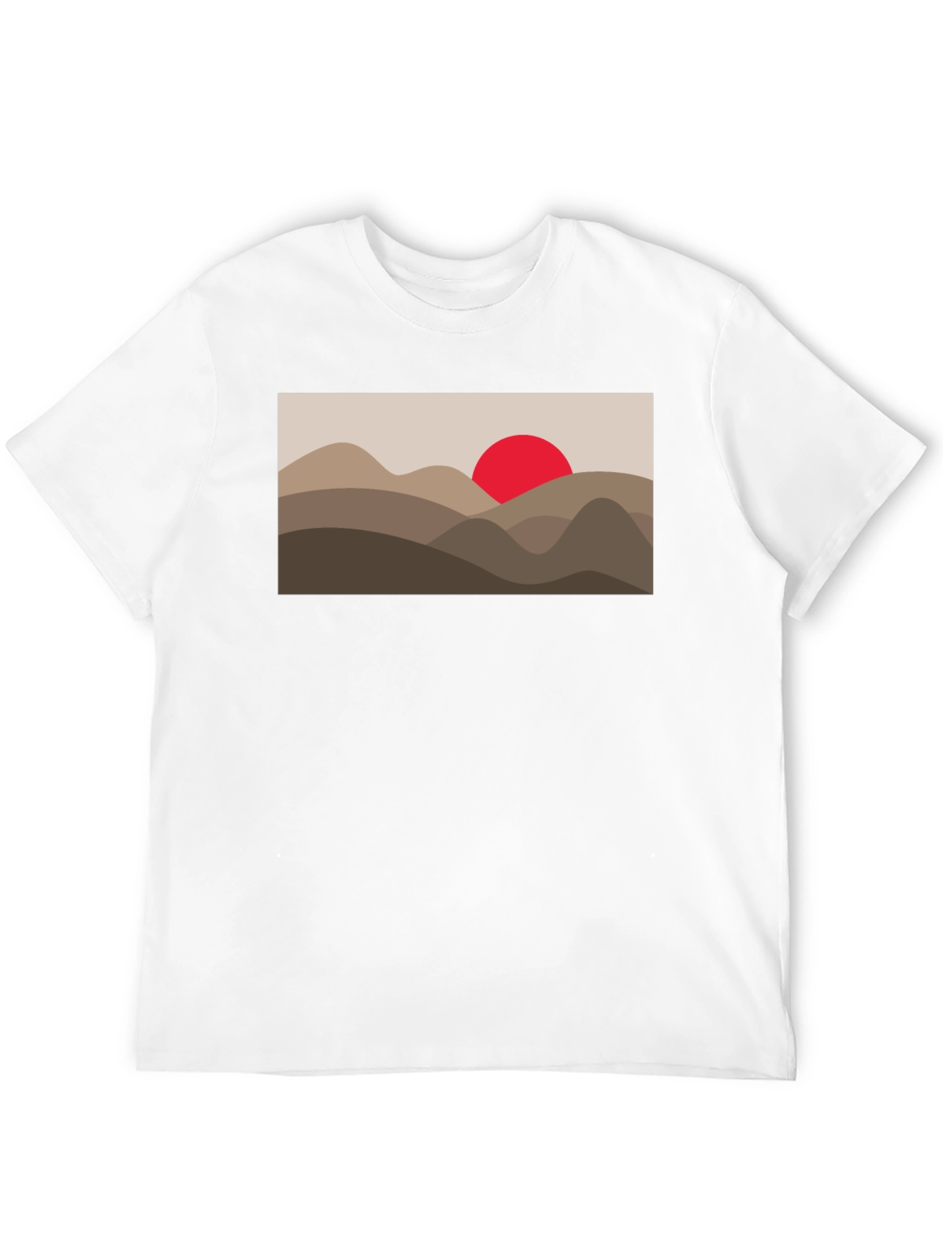 Desert Sunset Graphic Tee - Unisex Black T-Shirt