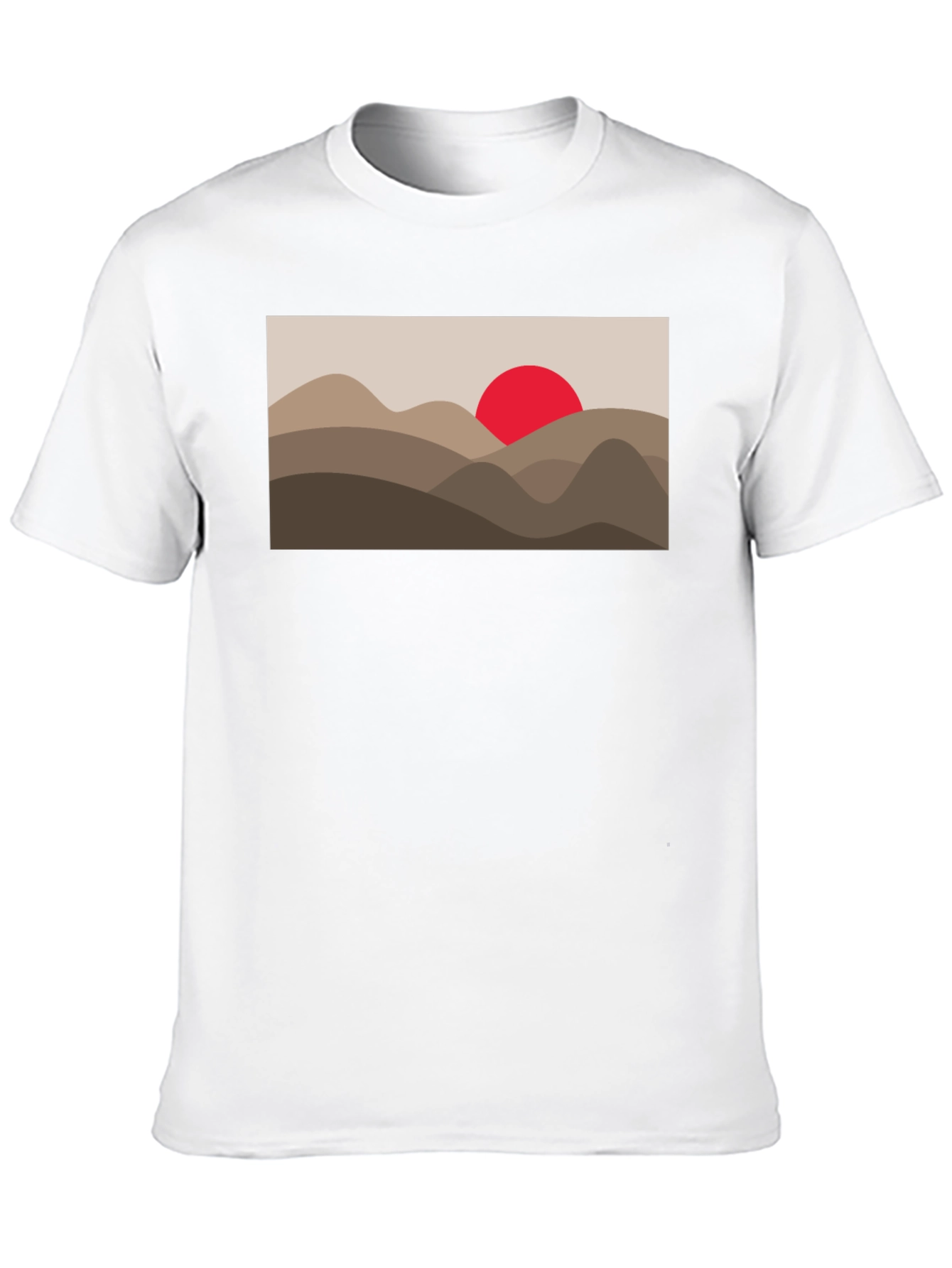 Desert Sunset Graphic Tee - Unisex Black T-Shirt