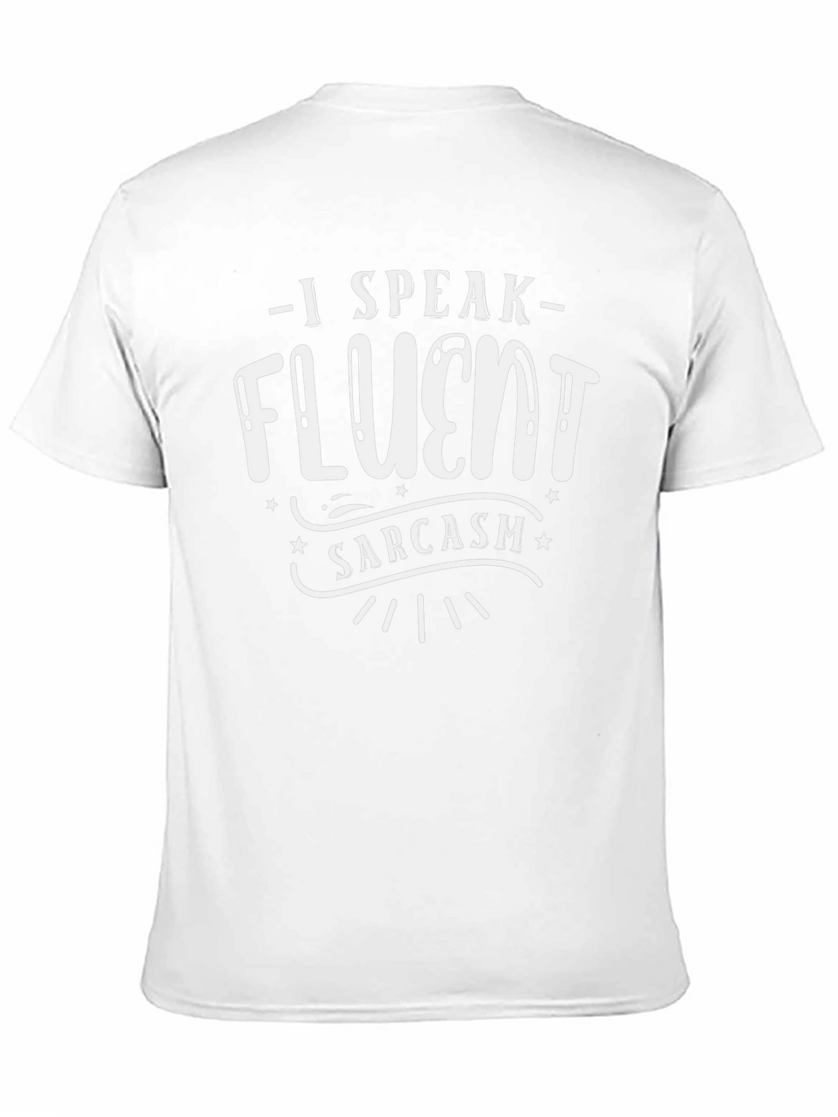 Fluent Sarcasm Black T-Shirt