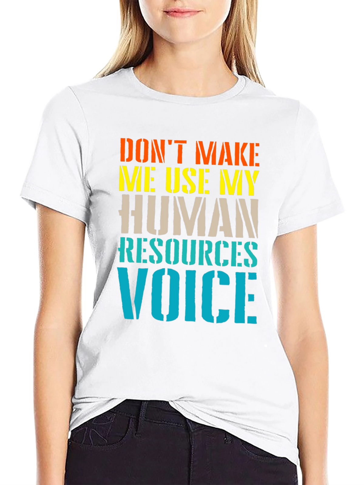 Human Resources Voice Funny T-Shirt