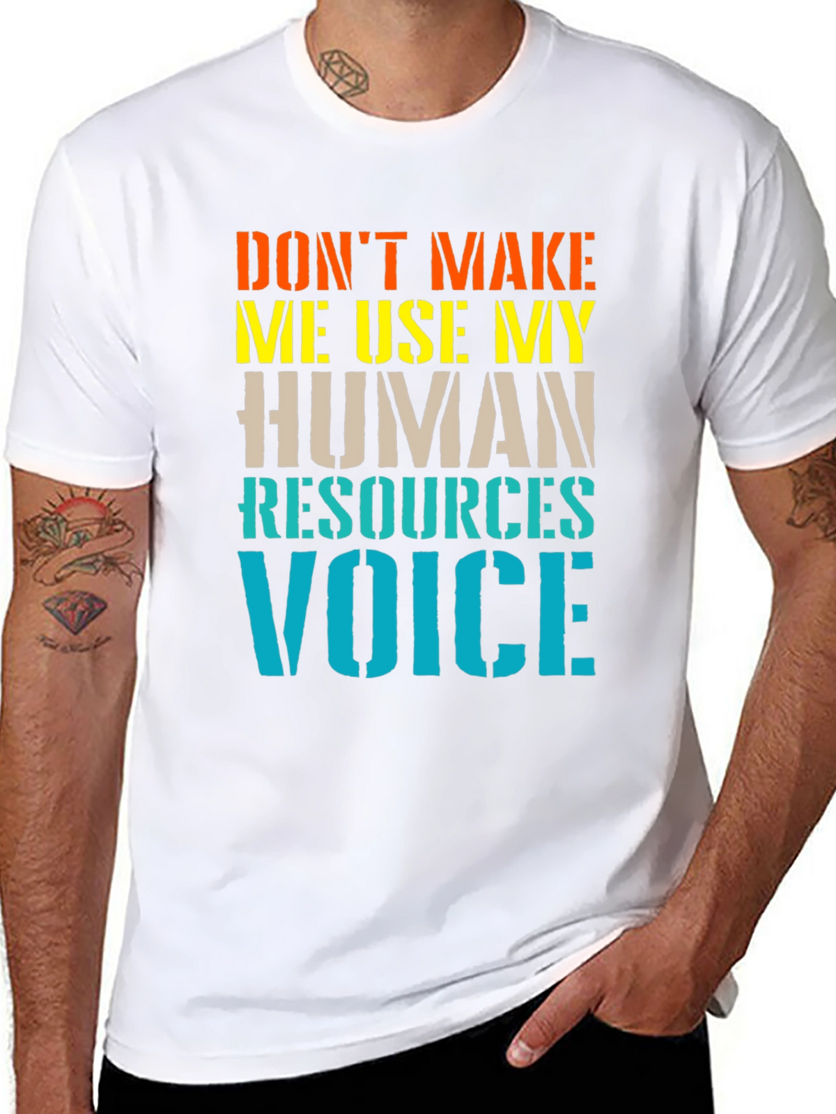 Human Resources Voice Funny T-Shirt