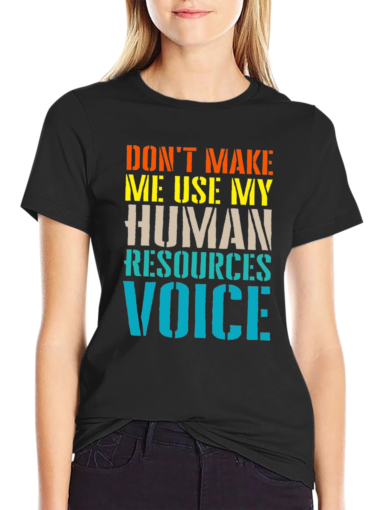 Human Resources Voice Funny T-Shirt