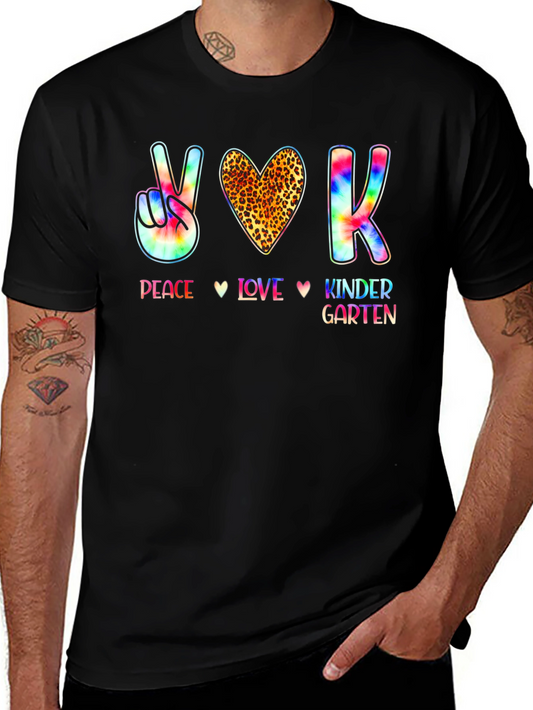 Peace Love Kindergarten T-Shirt