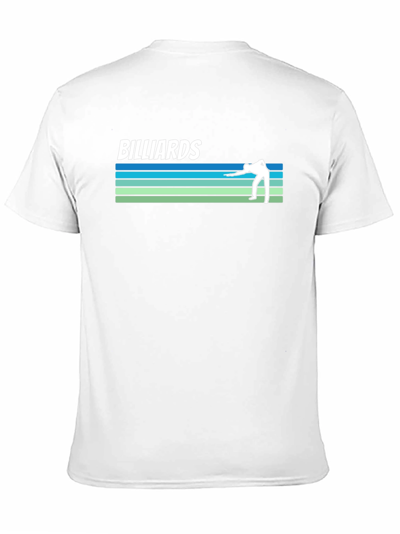Billiards Graphic Tee - Cool Retro Design