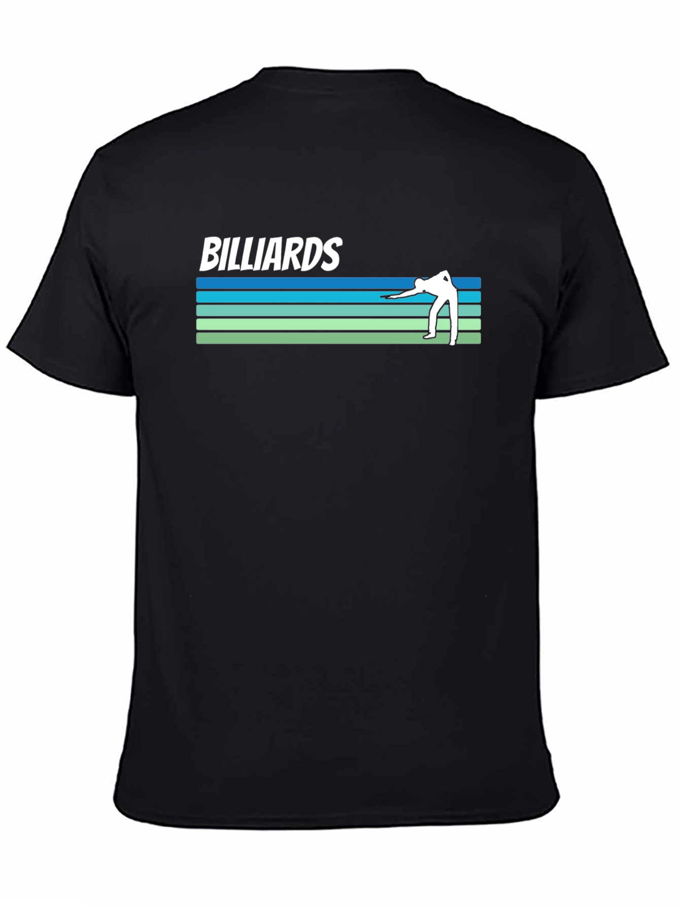 Billiards Graphic Tee - Cool Retro Design