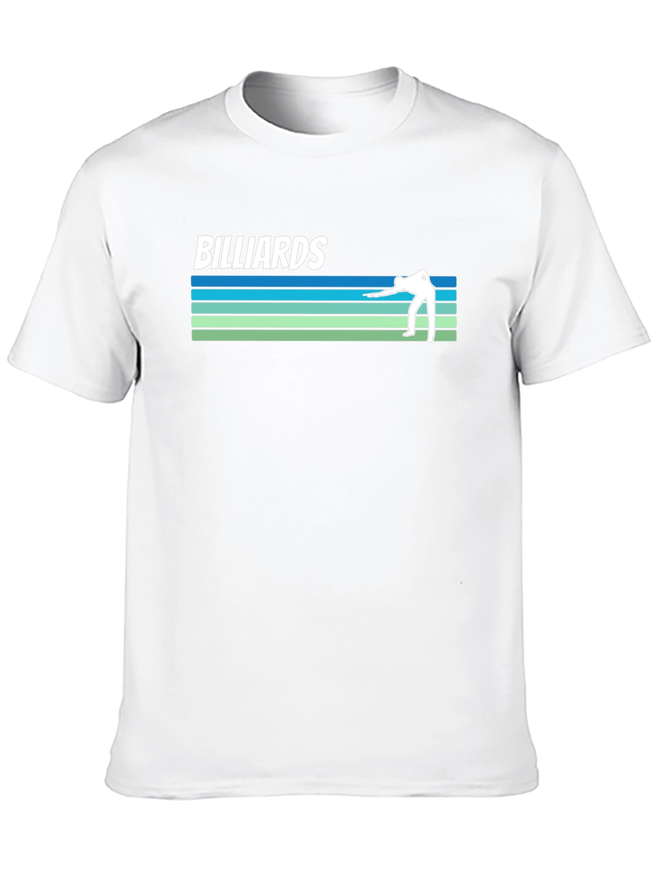 Billiards Graphic Tee - Cool Retro Design