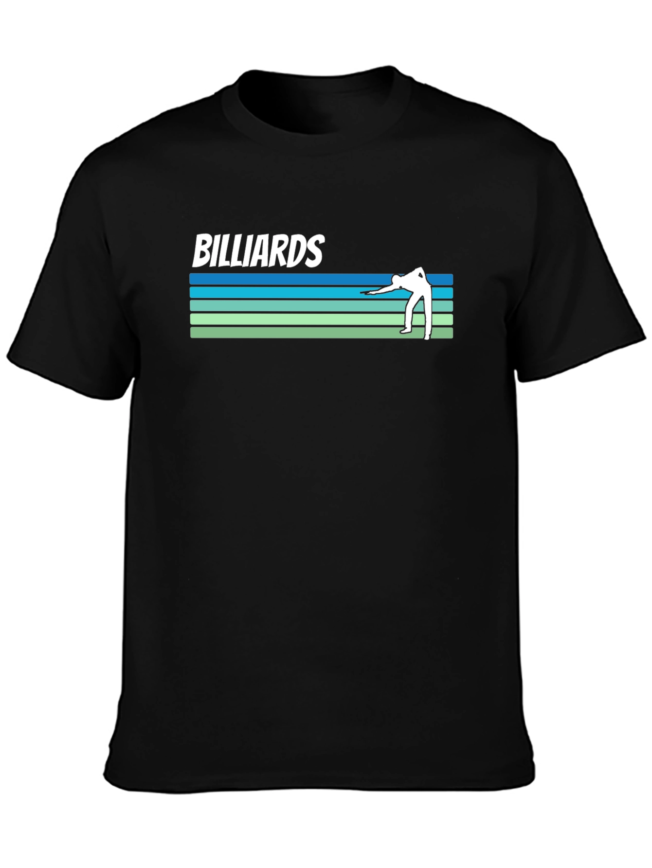 Billiards Graphic Tee - Cool Retro Design