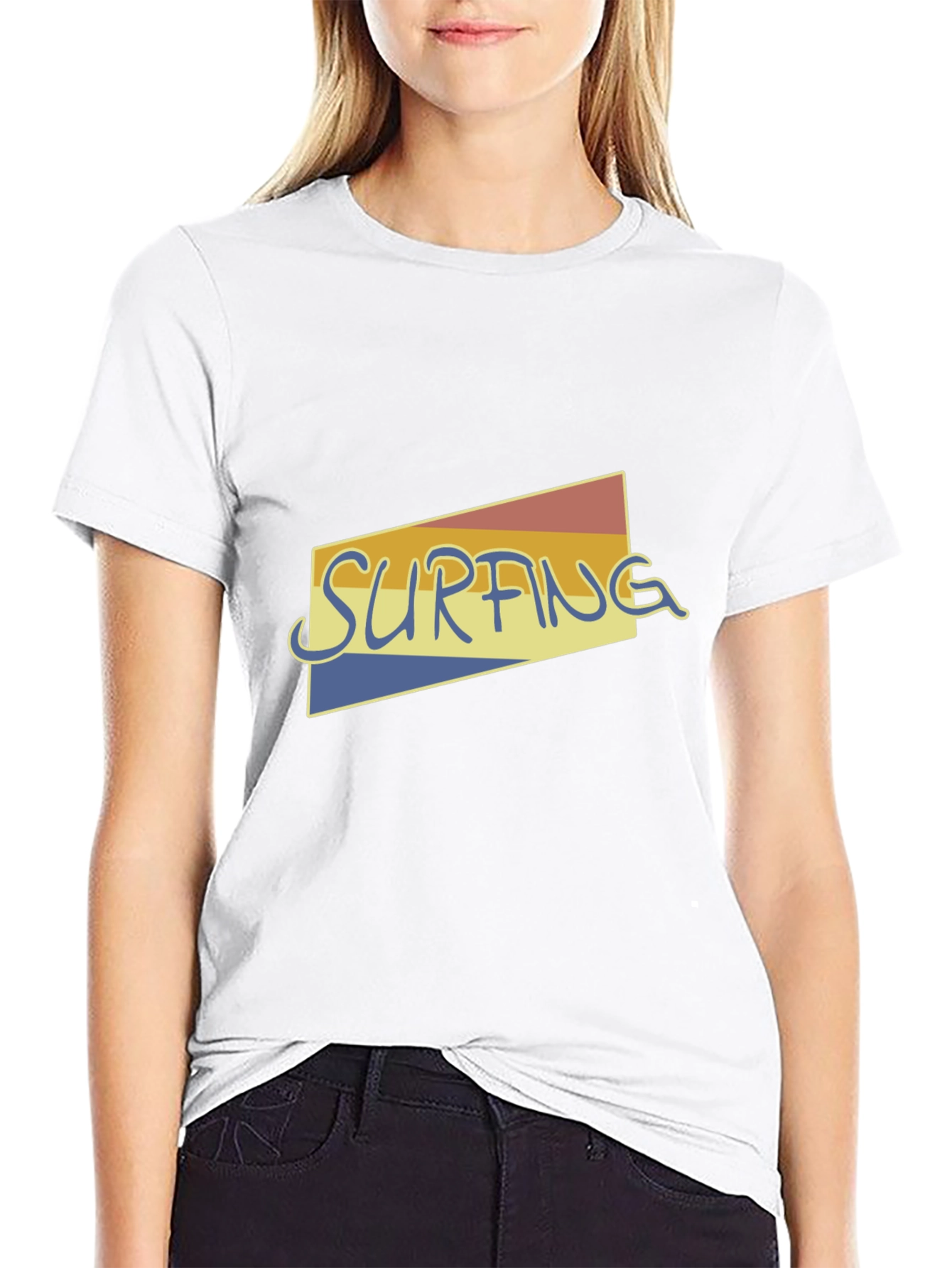 Retro Surfing Graphic Tee