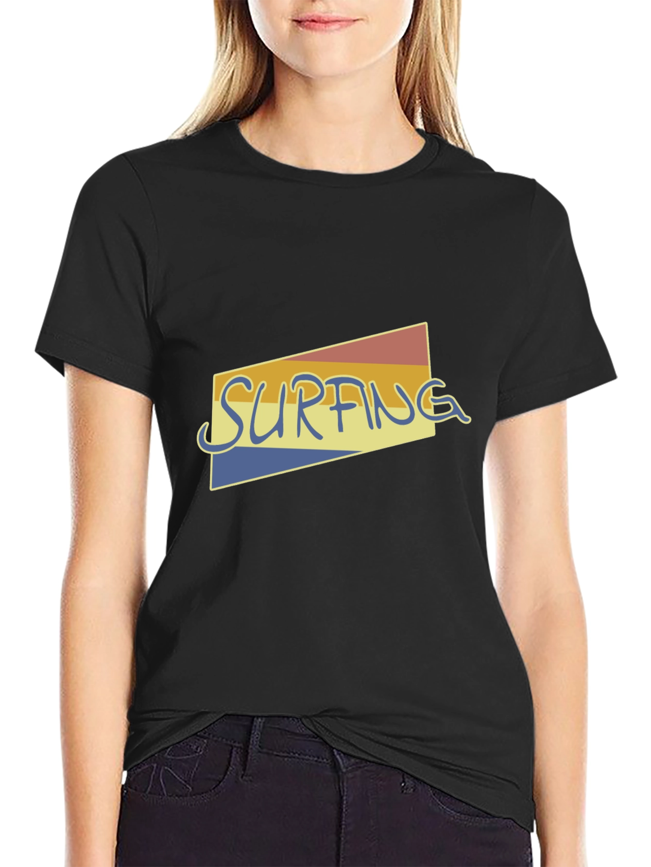 Retro Surfing Graphic Tee