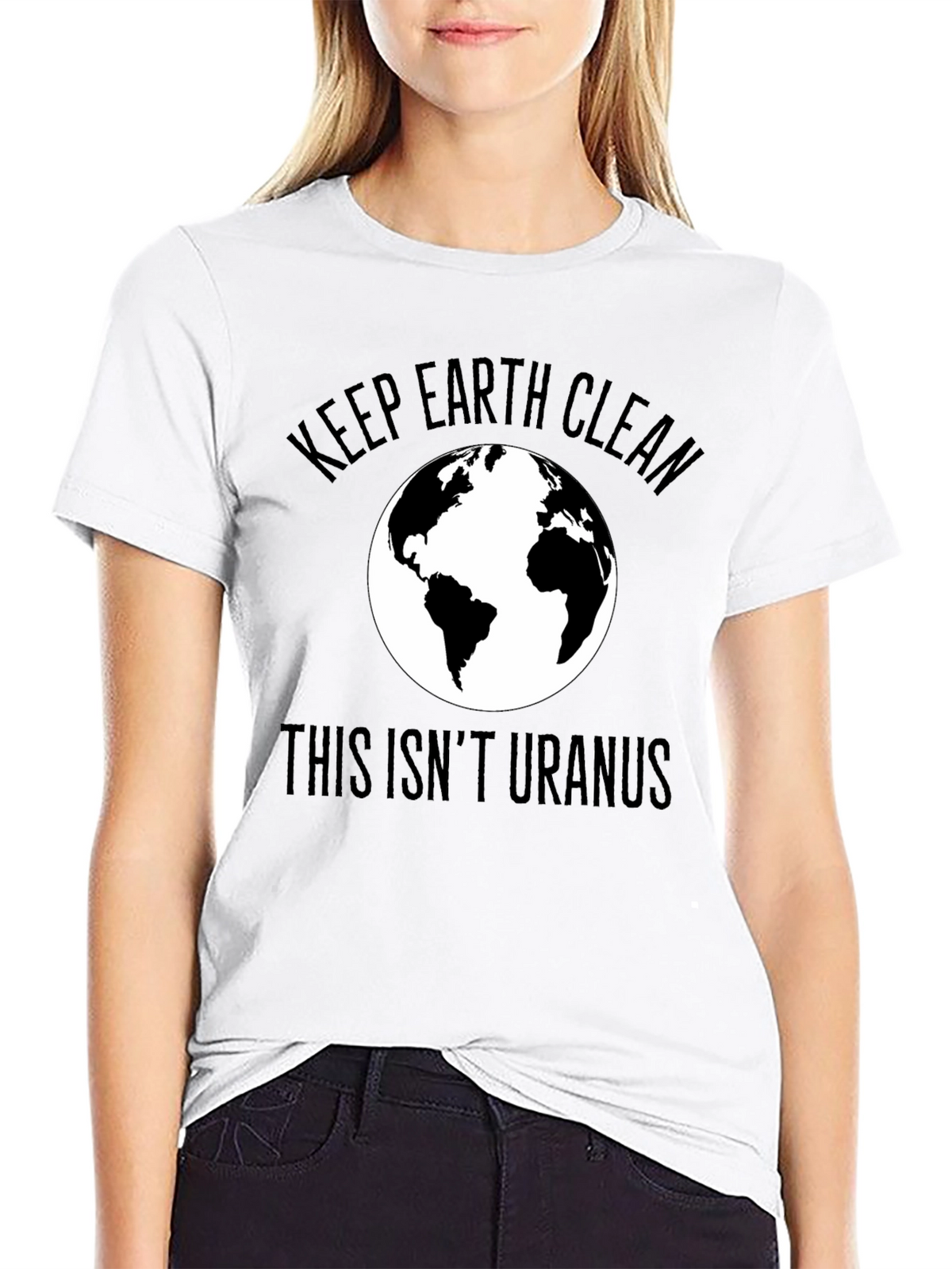 Keep Earth Clean T-Shirt - Black