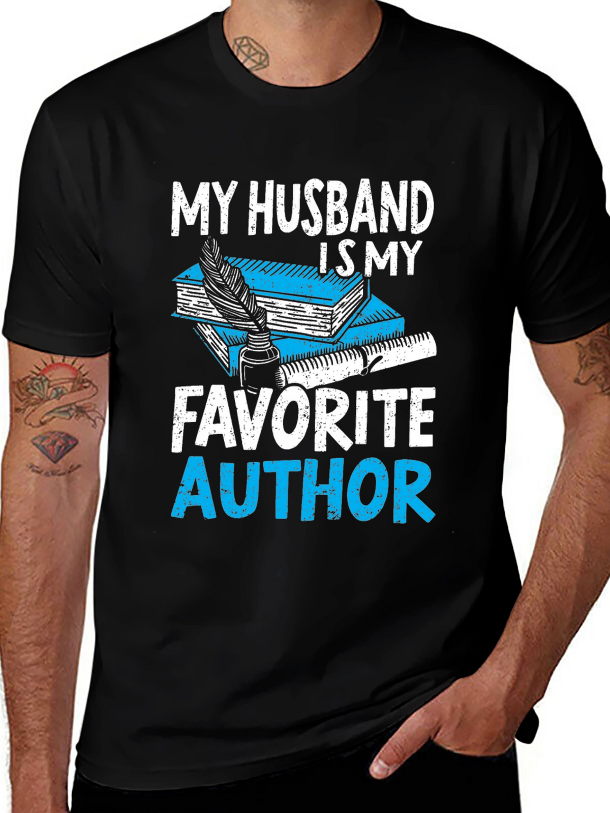 My Husband Is My Favorite Author T-Shirt