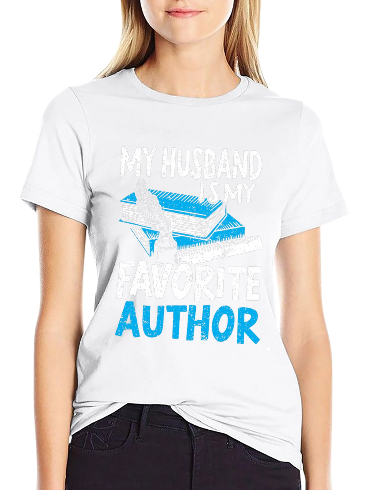 My Husband Is My Favorite Author T-Shirt