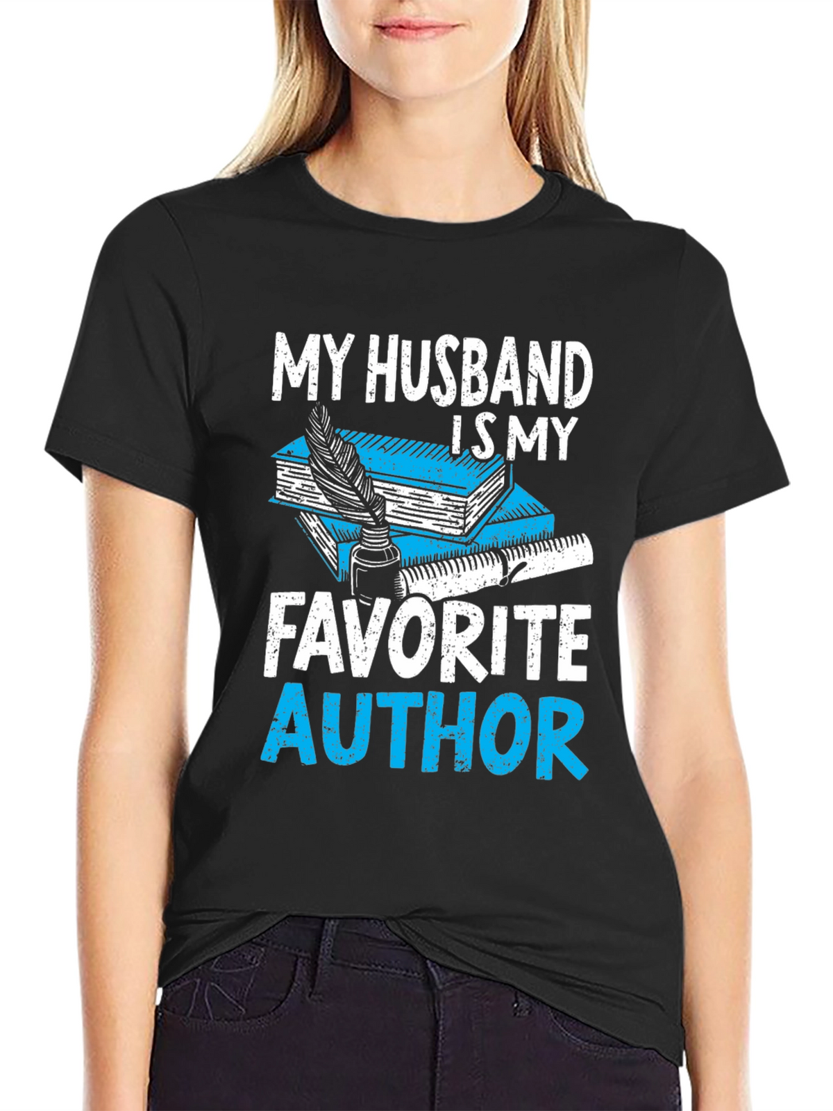 My Husband Is My Favorite Author T-Shirt