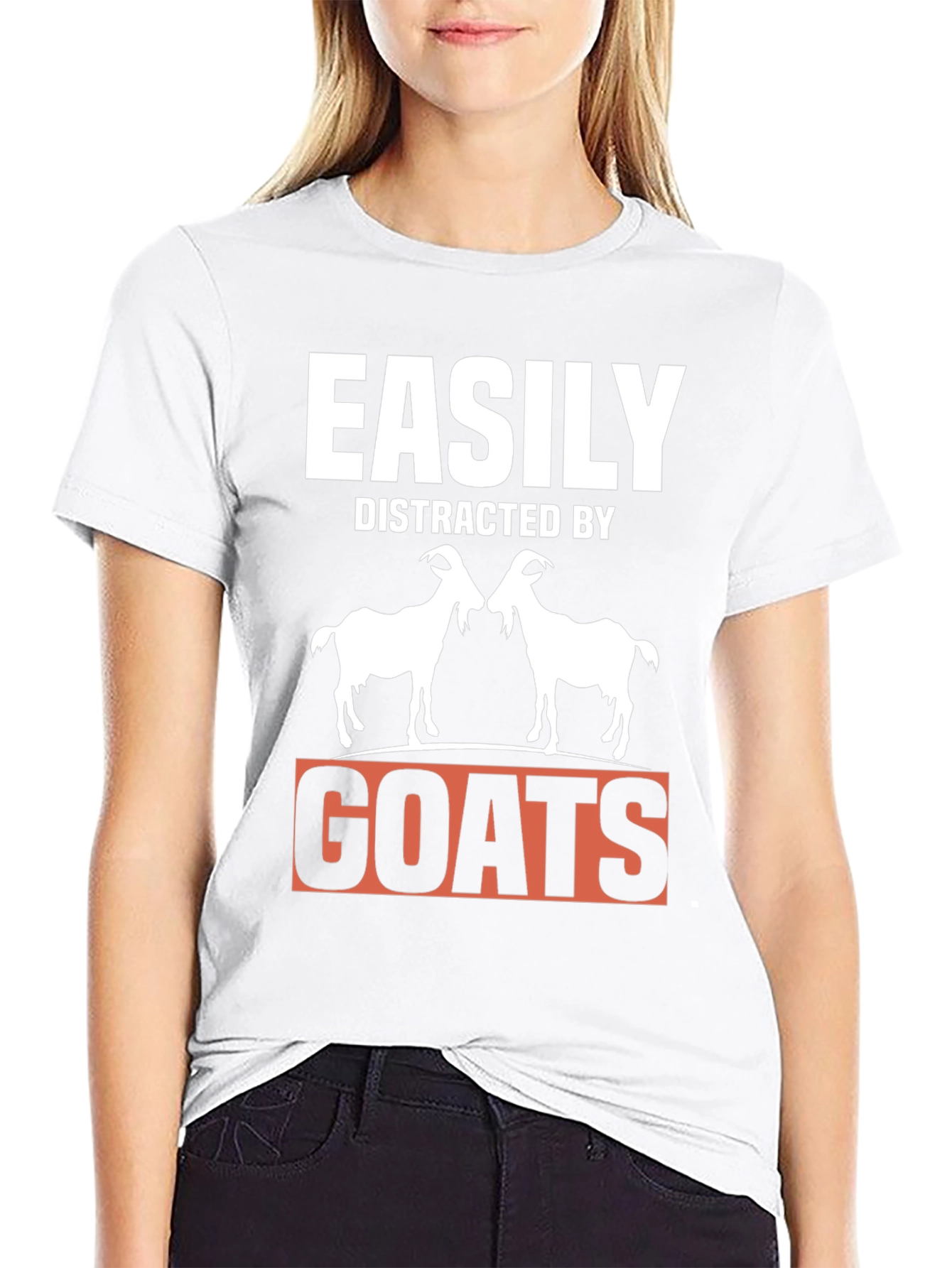 Easily Distracted By Goats T-Shirt