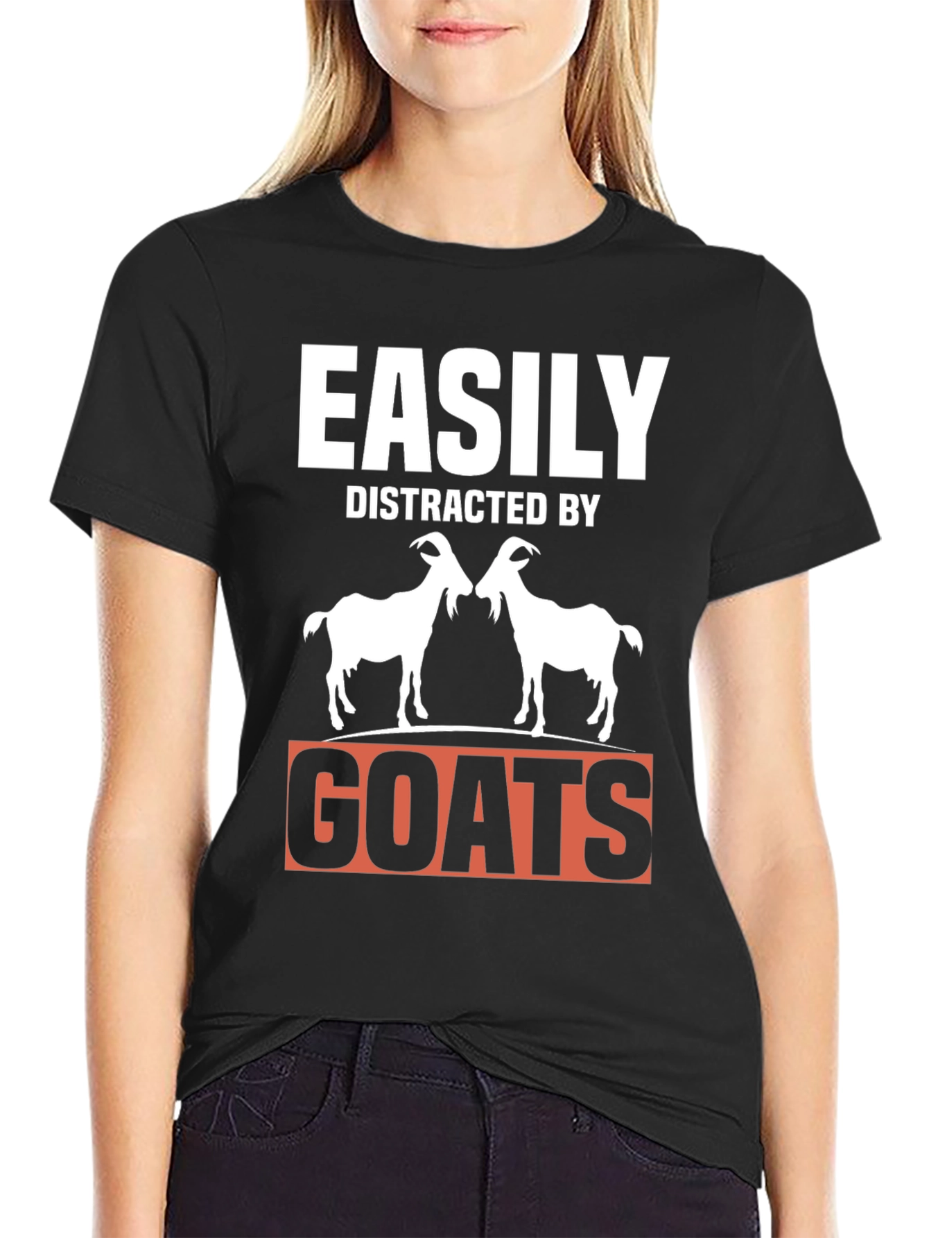 Easily Distracted By Goats T-Shirt