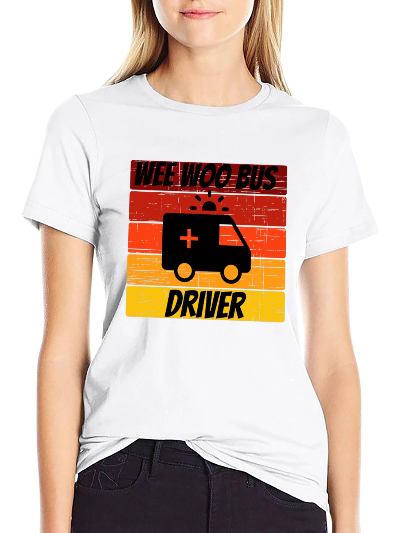 Wee Woo Bus Driver Graphic T-Shirt
