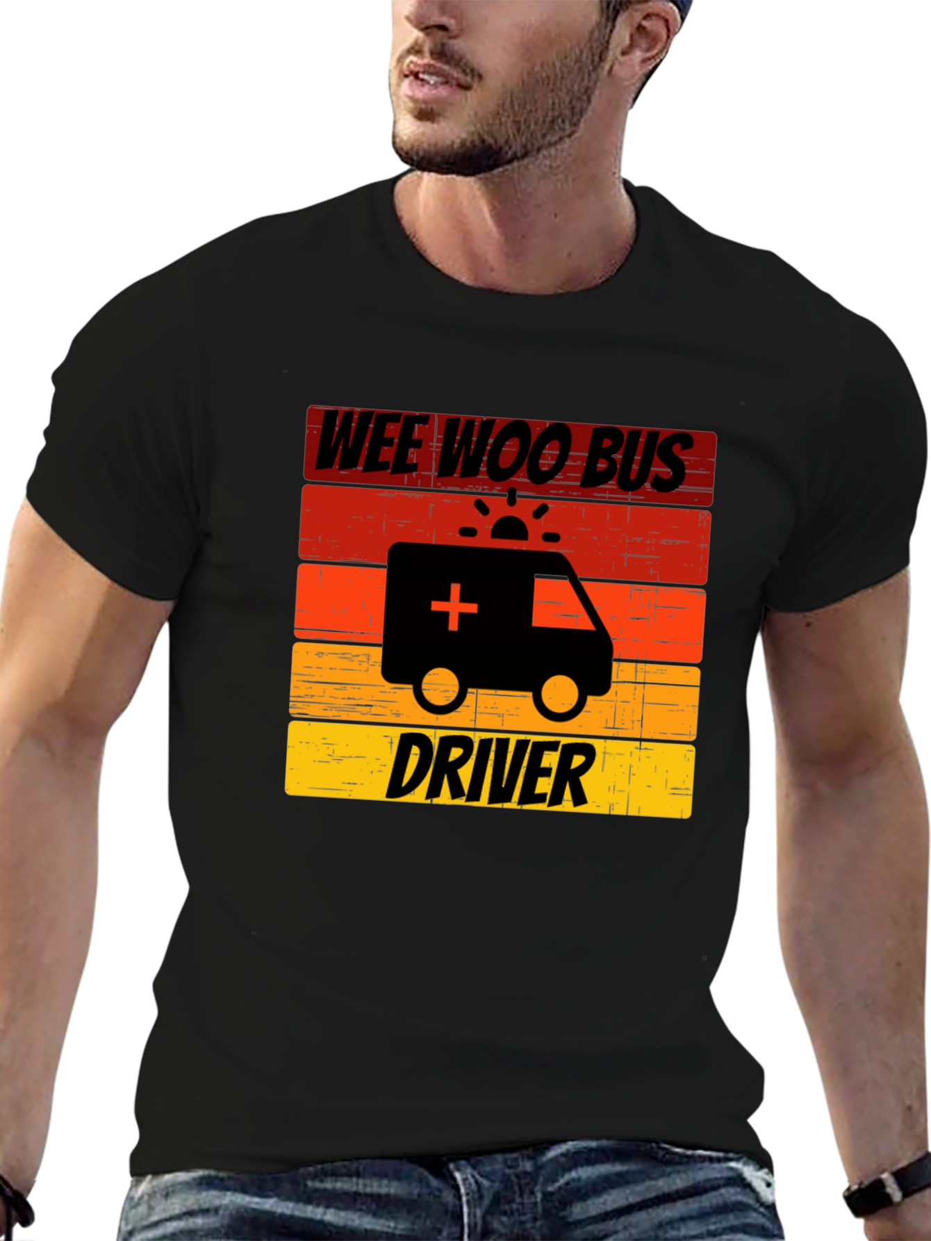Wee Woo Bus Driver Graphic T-Shirt