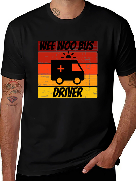 Wee Woo Bus Driver Graphic T-Shirt