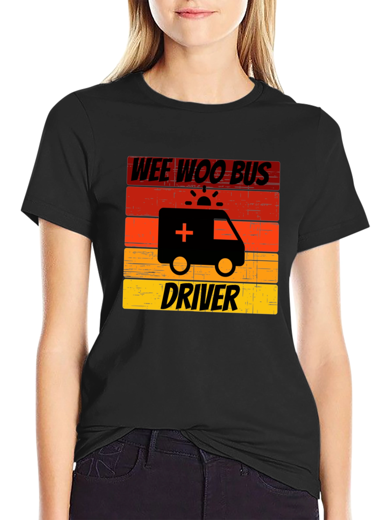 Wee Woo Bus Driver Graphic T-Shirt