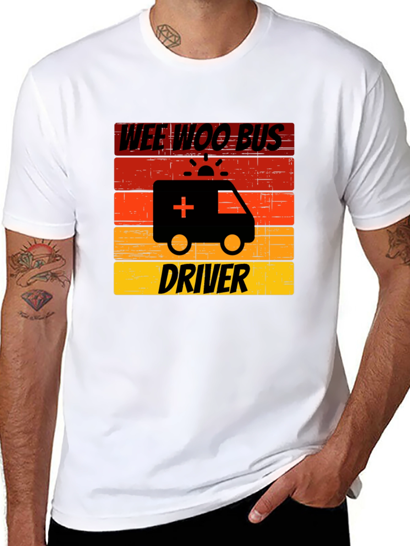 Wee Woo Bus Driver Graphic T-Shirt