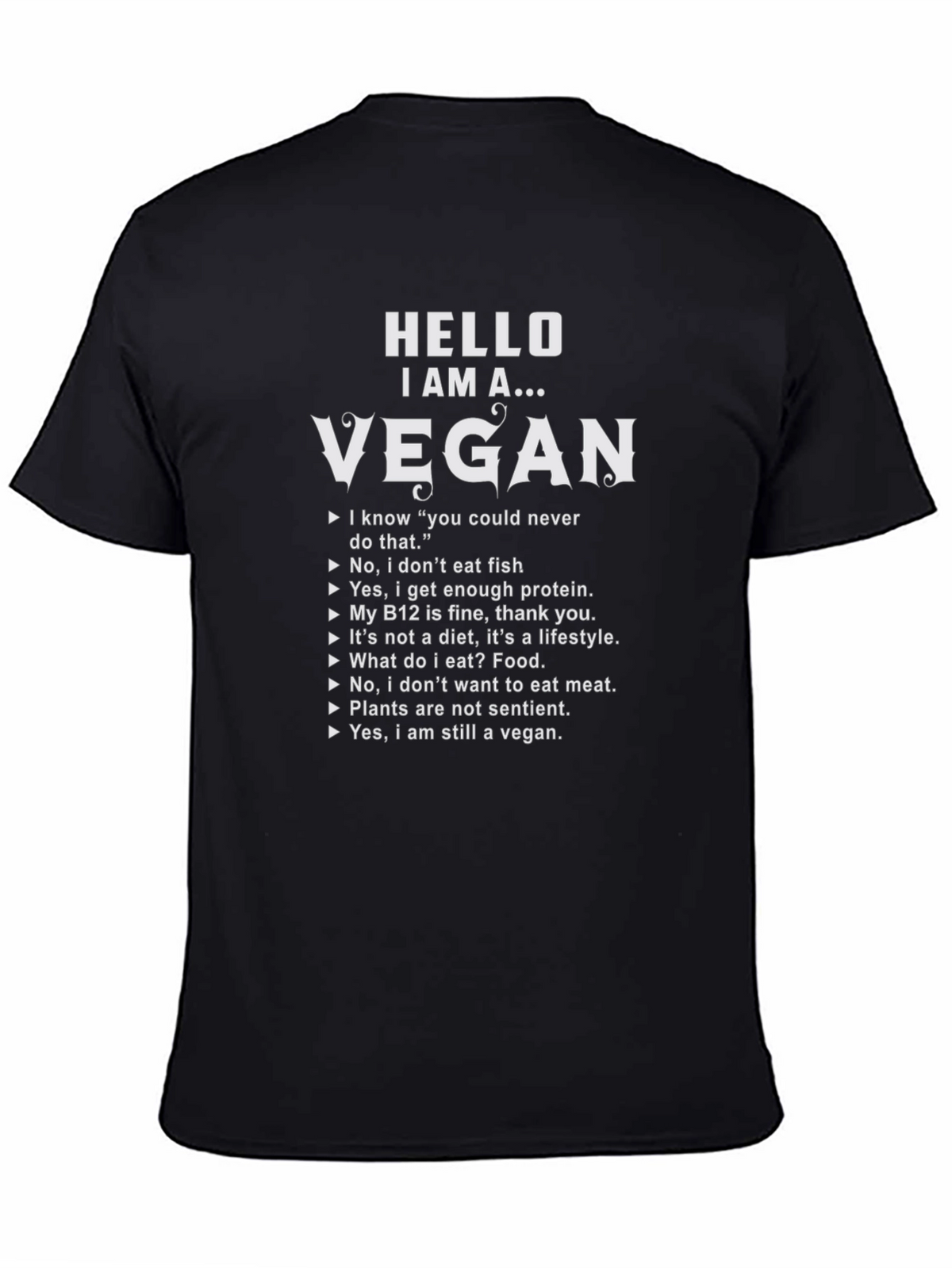Hello I Am A Vegan T-Shirt