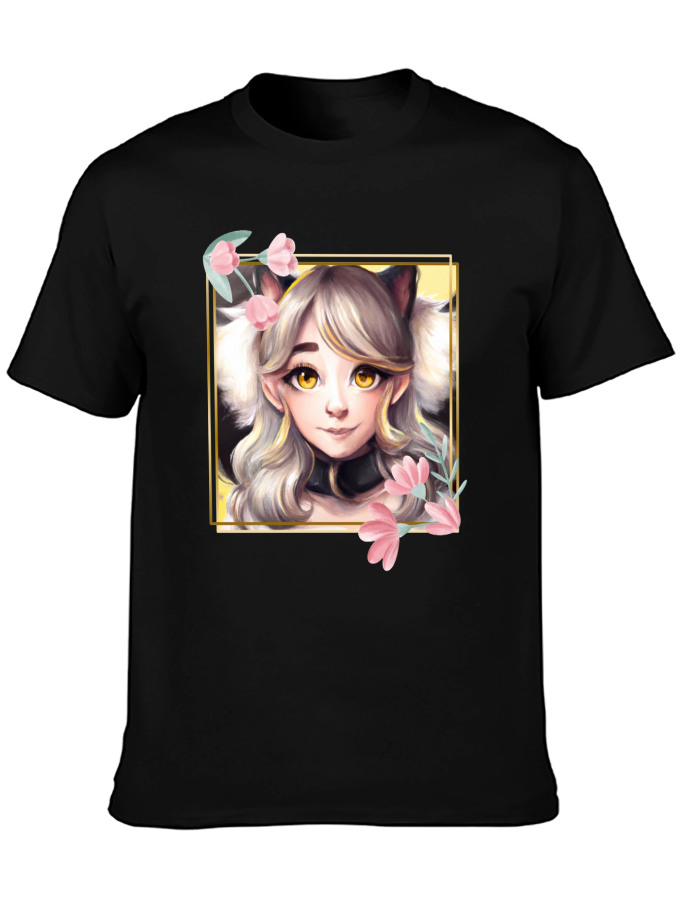Anime Cat Girl T-Shirt