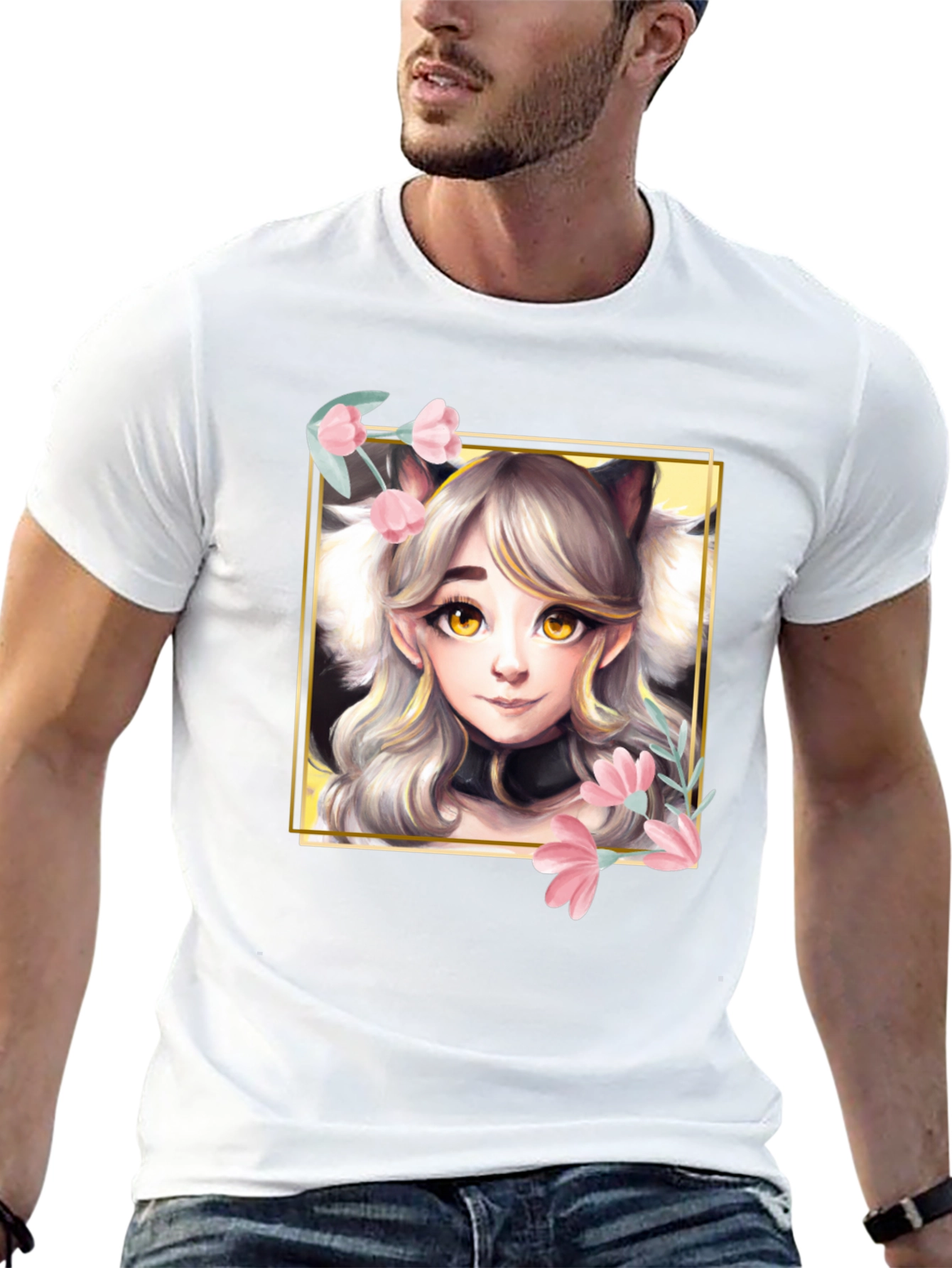 Anime Cat Girl T-Shirt