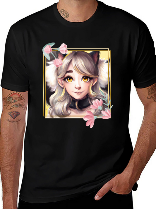 Anime Cat Girl T-Shirt
