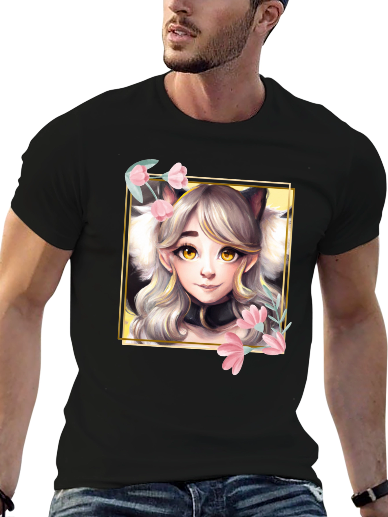 Anime Cat Girl T-Shirt