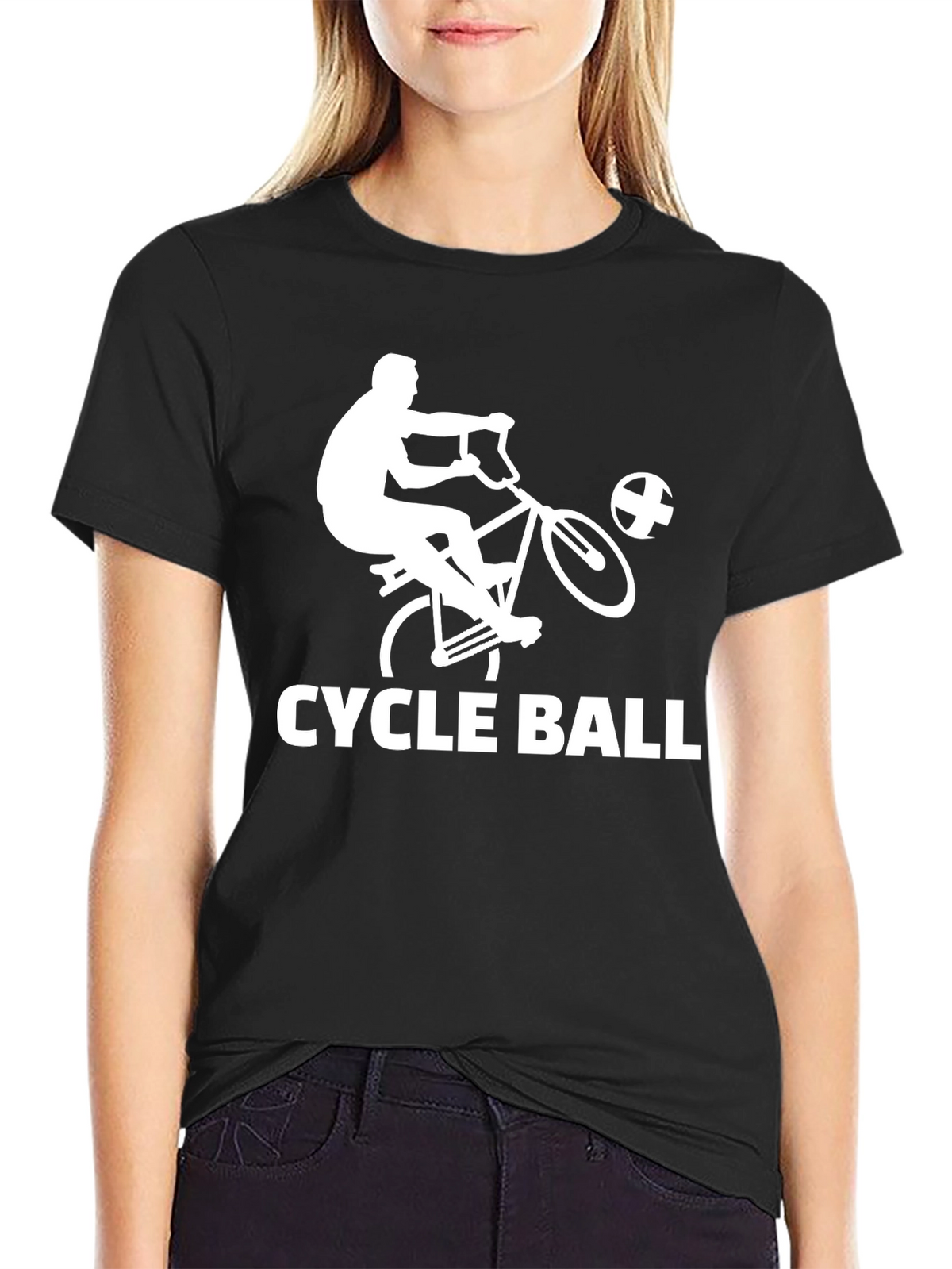 Cycle Ball T-Shirt - Sports Bicycle Game Tee