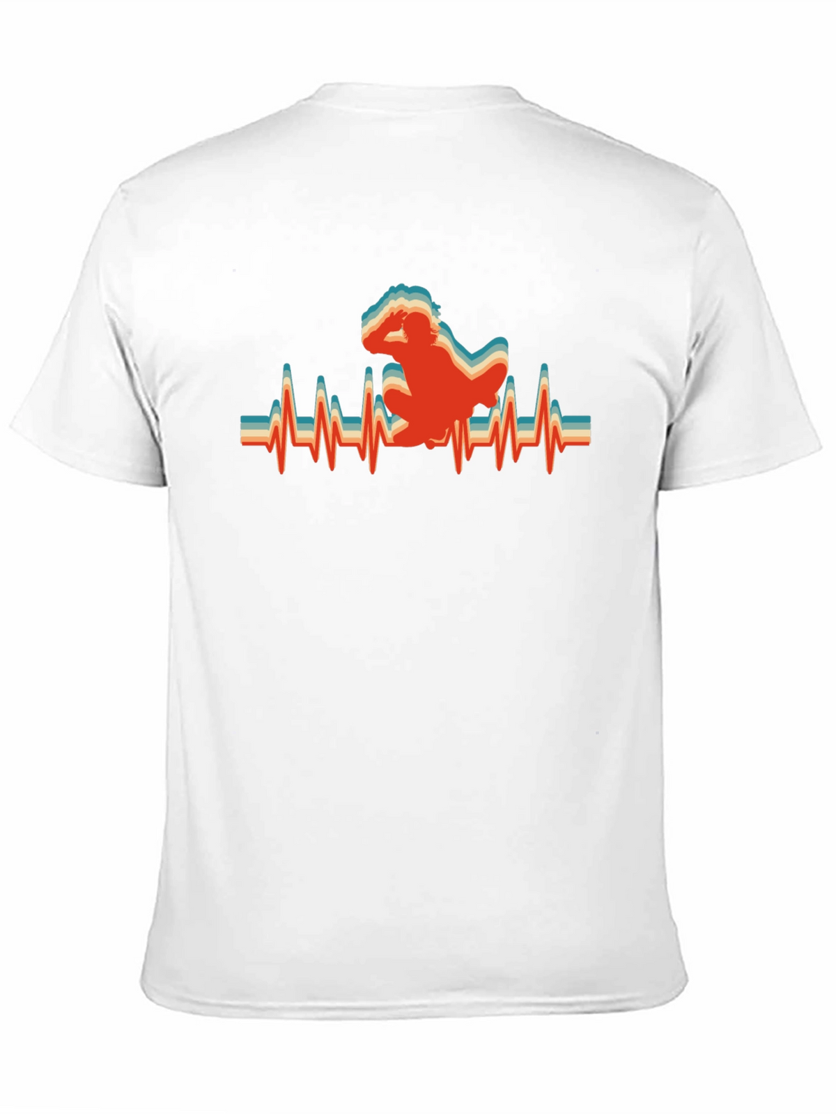 Retro Breakdance Heartbeat T-Shirt