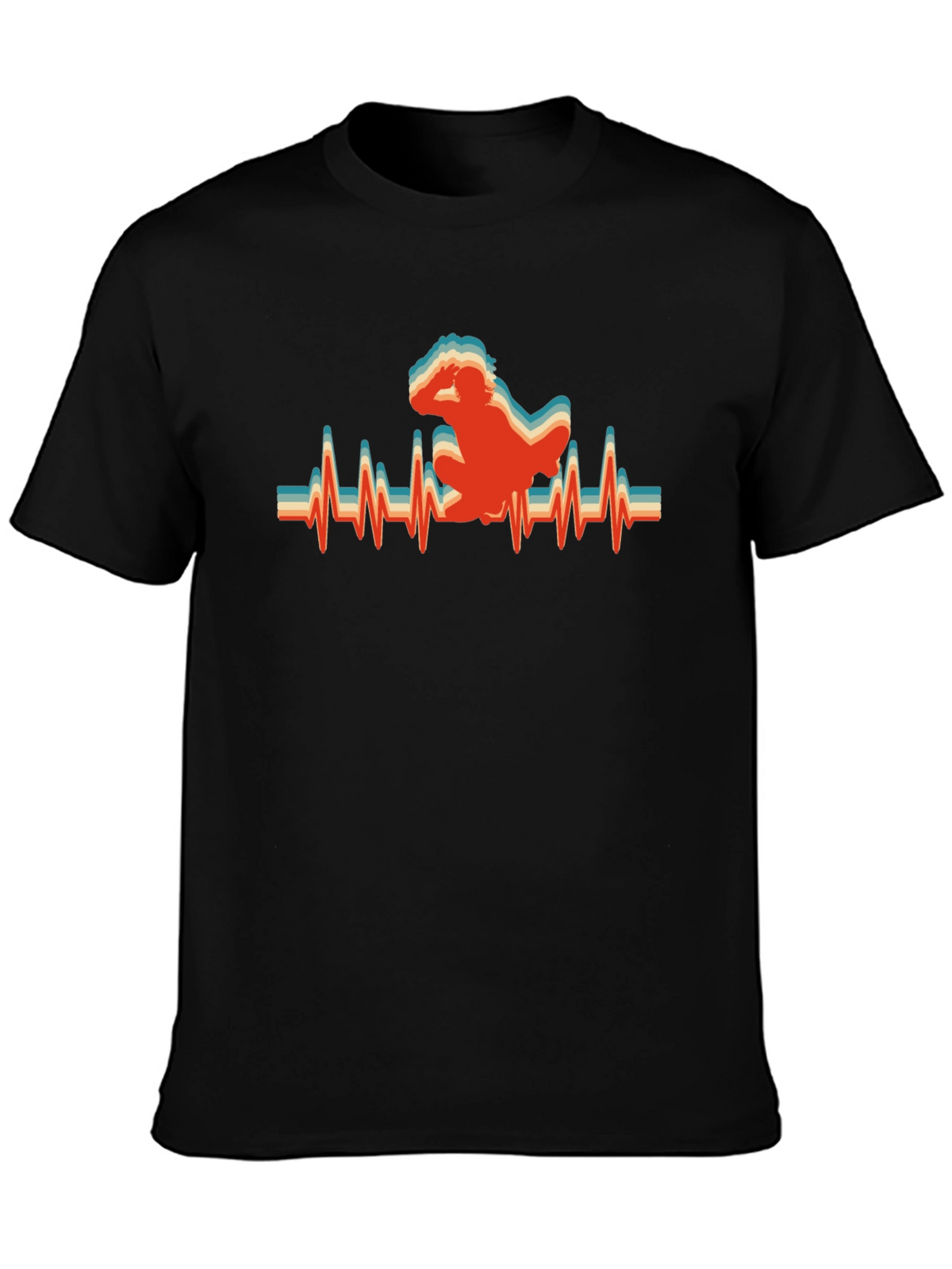 Retro Breakdance Heartbeat T-Shirt