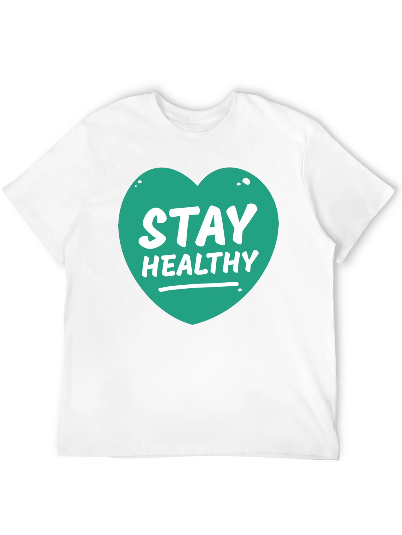 Stay Healthy Heart Graphic Tee