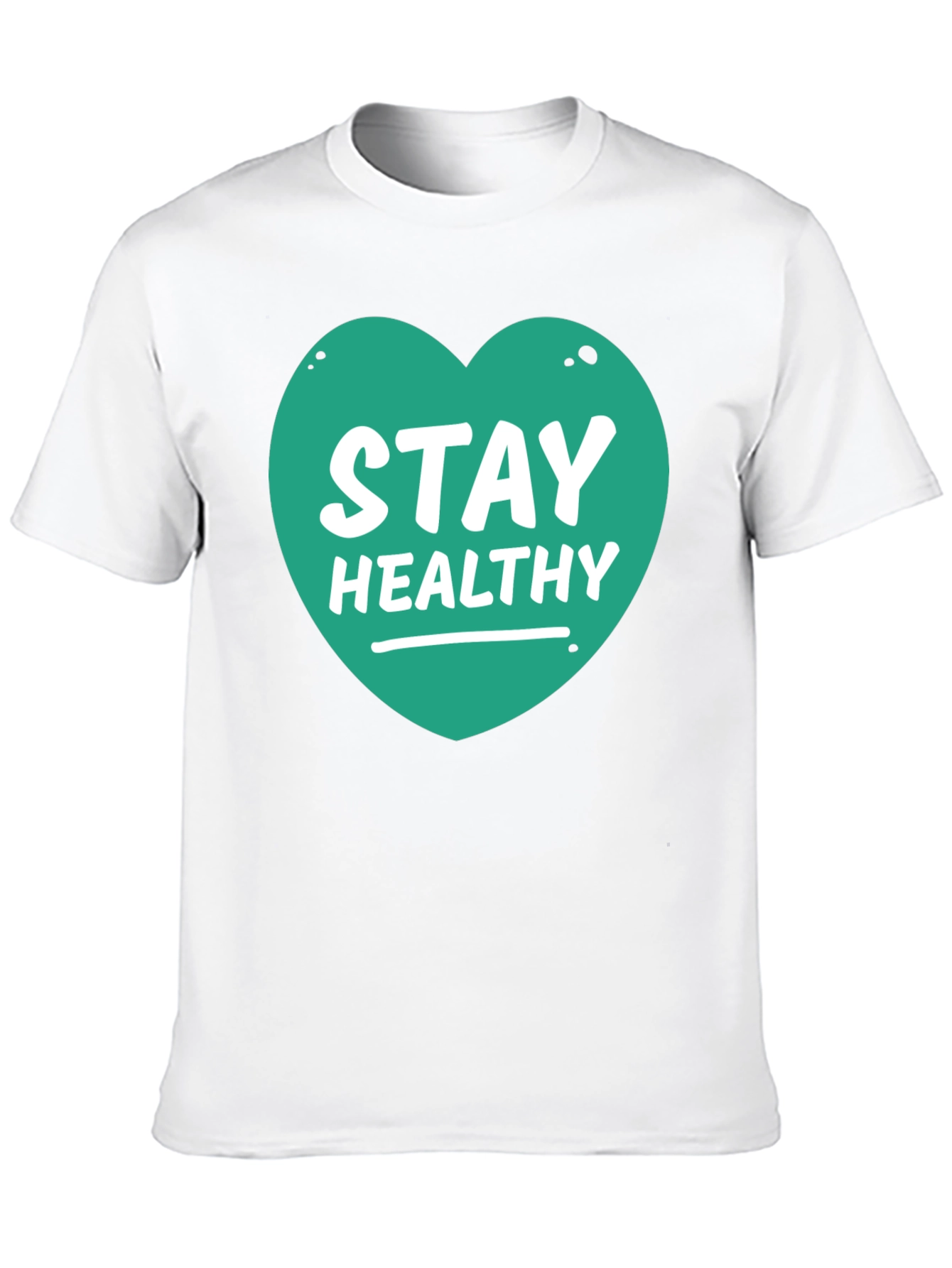 Stay Healthy Heart Graphic Tee