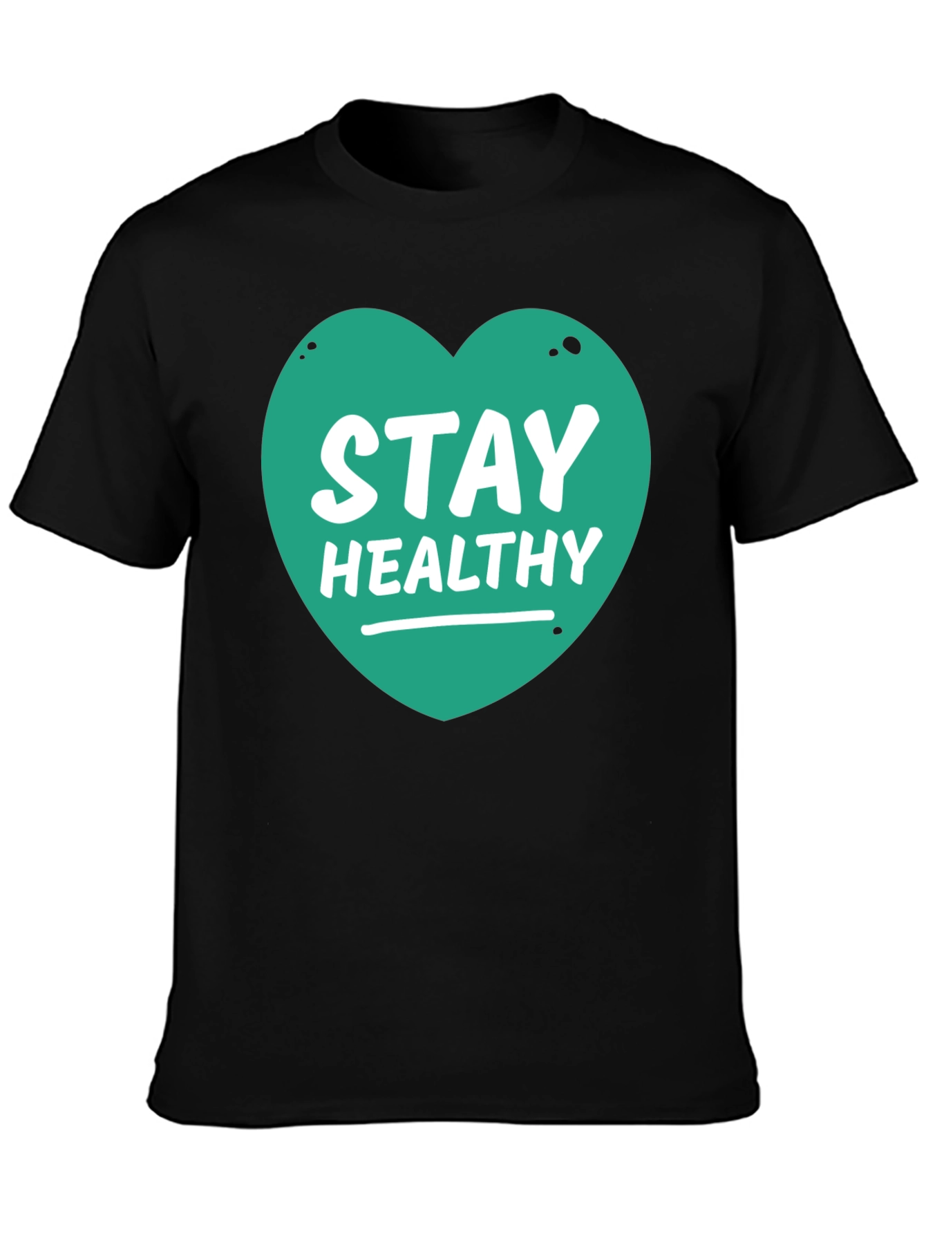 Stay Healthy Heart Graphic Tee