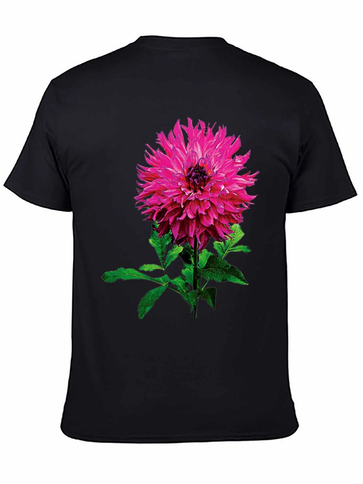 Floral Print T-Shirt - Stylish Pink Flower Design