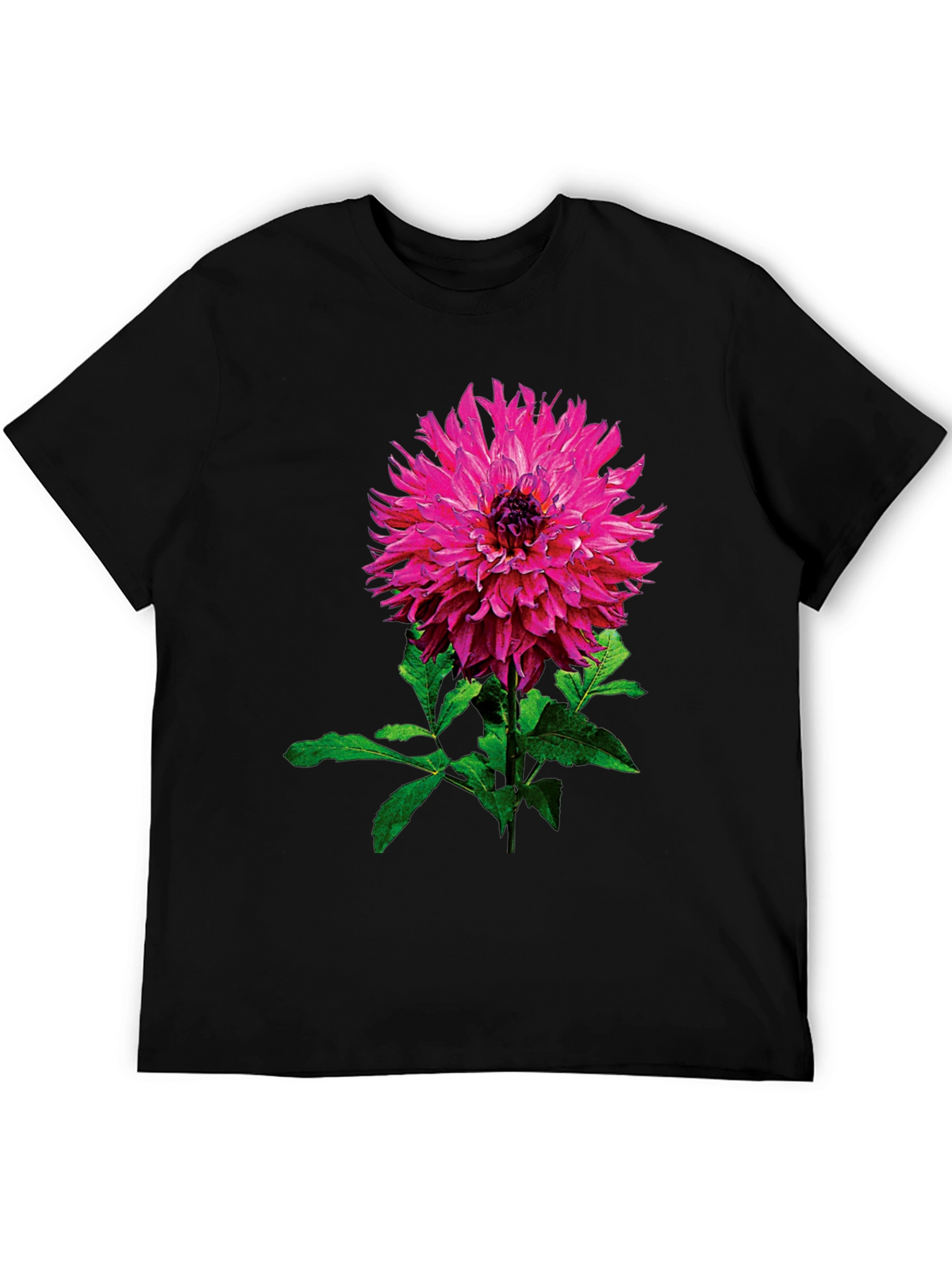 Floral Print T-Shirt - Stylish Pink Flower Design