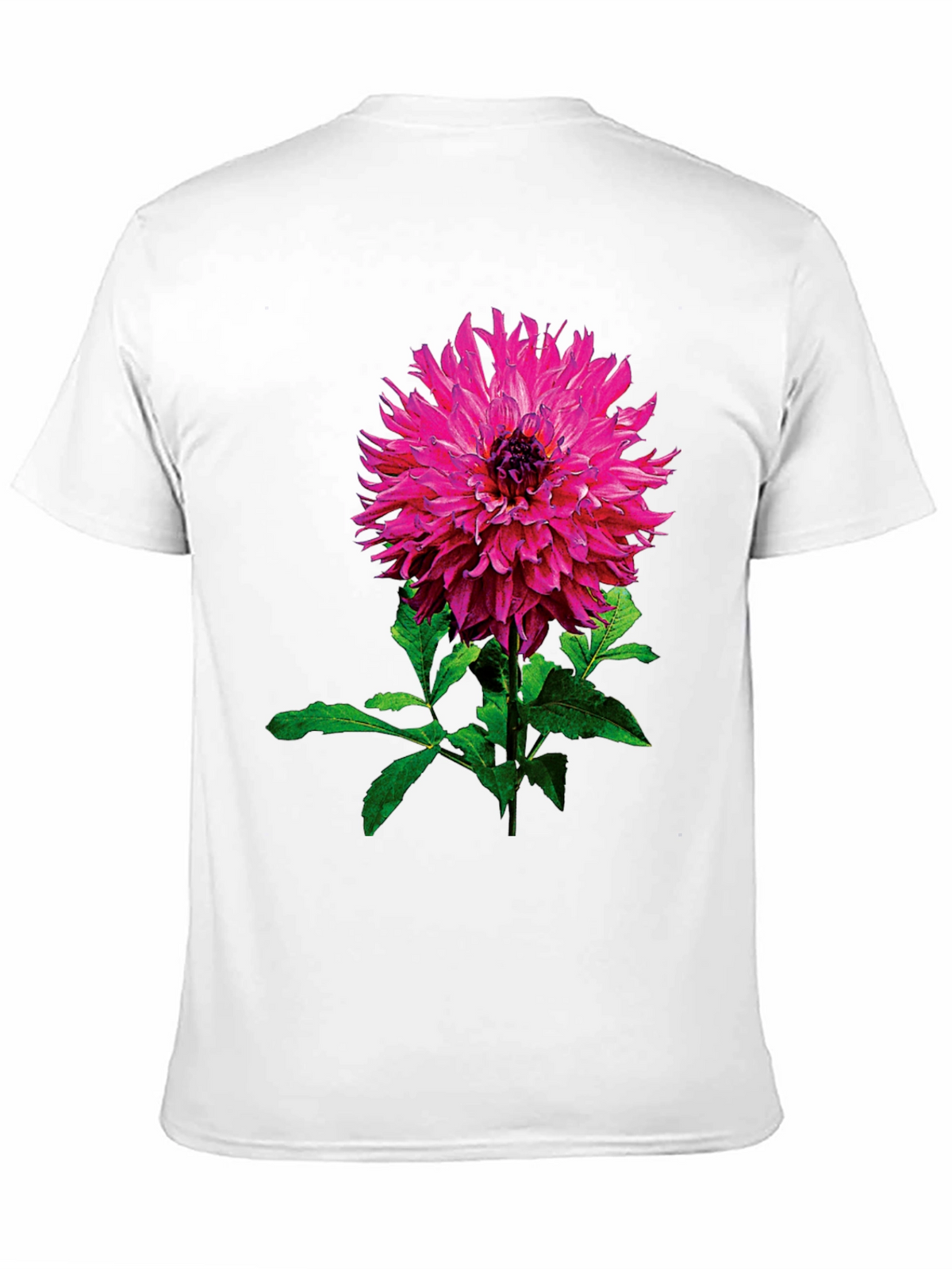 Floral Print T-Shirt - Stylish Pink Flower Design