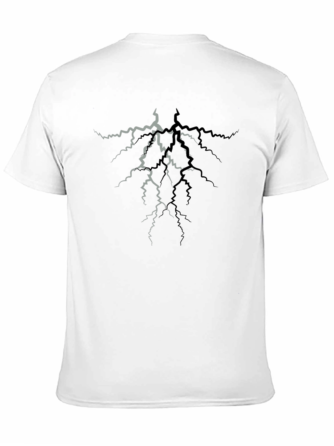 Cracked Lightning T-Shirt - Stylish Graphic Tee