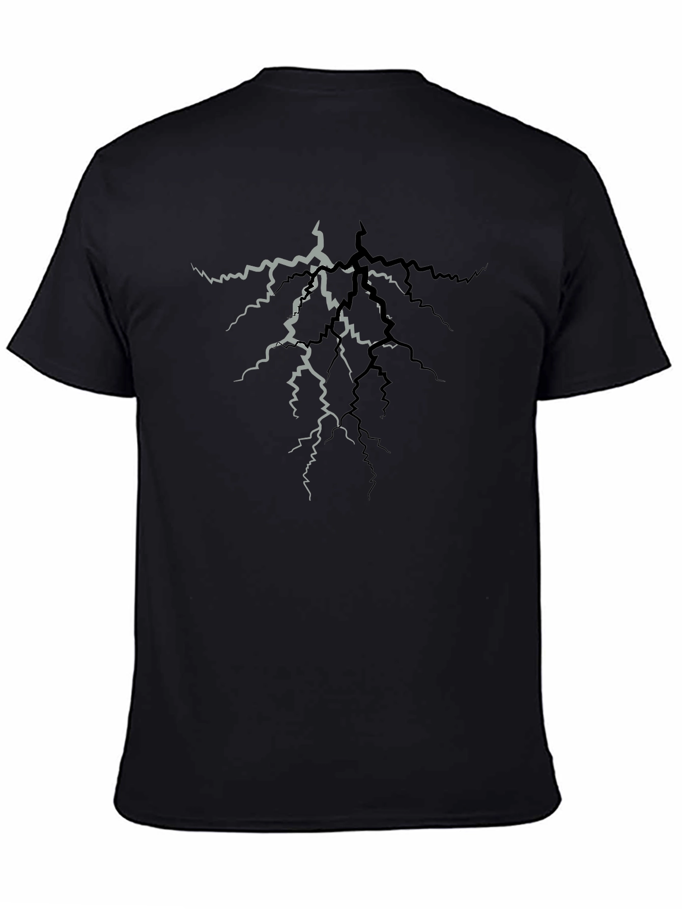 Cracked Lightning T-Shirt - Stylish Graphic Tee
