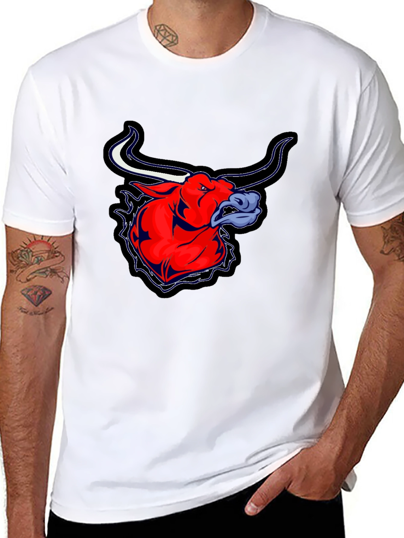 Raging Bull Graphic Tee - Black Casual Shirt