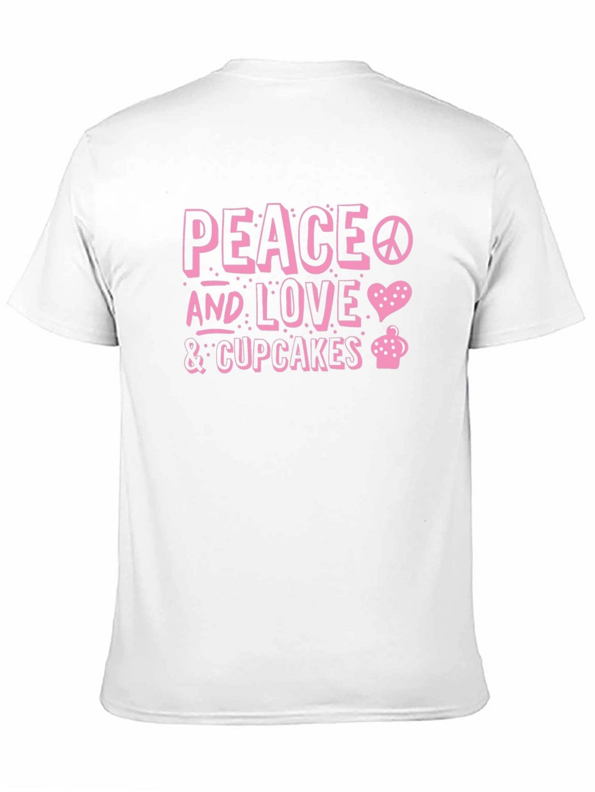 Peace Love & Cupcakes Graphic Tee
