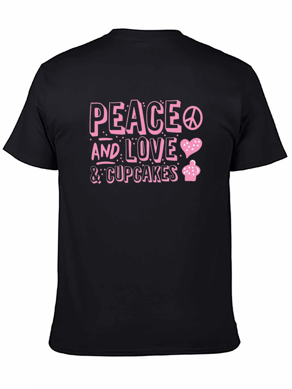 Peace Love & Cupcakes Graphic Tee