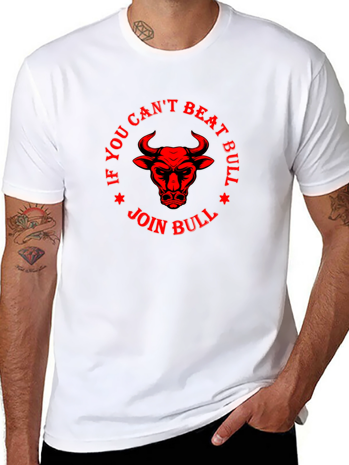 If You Cant Beat Bull Join Bull T-Shirt
