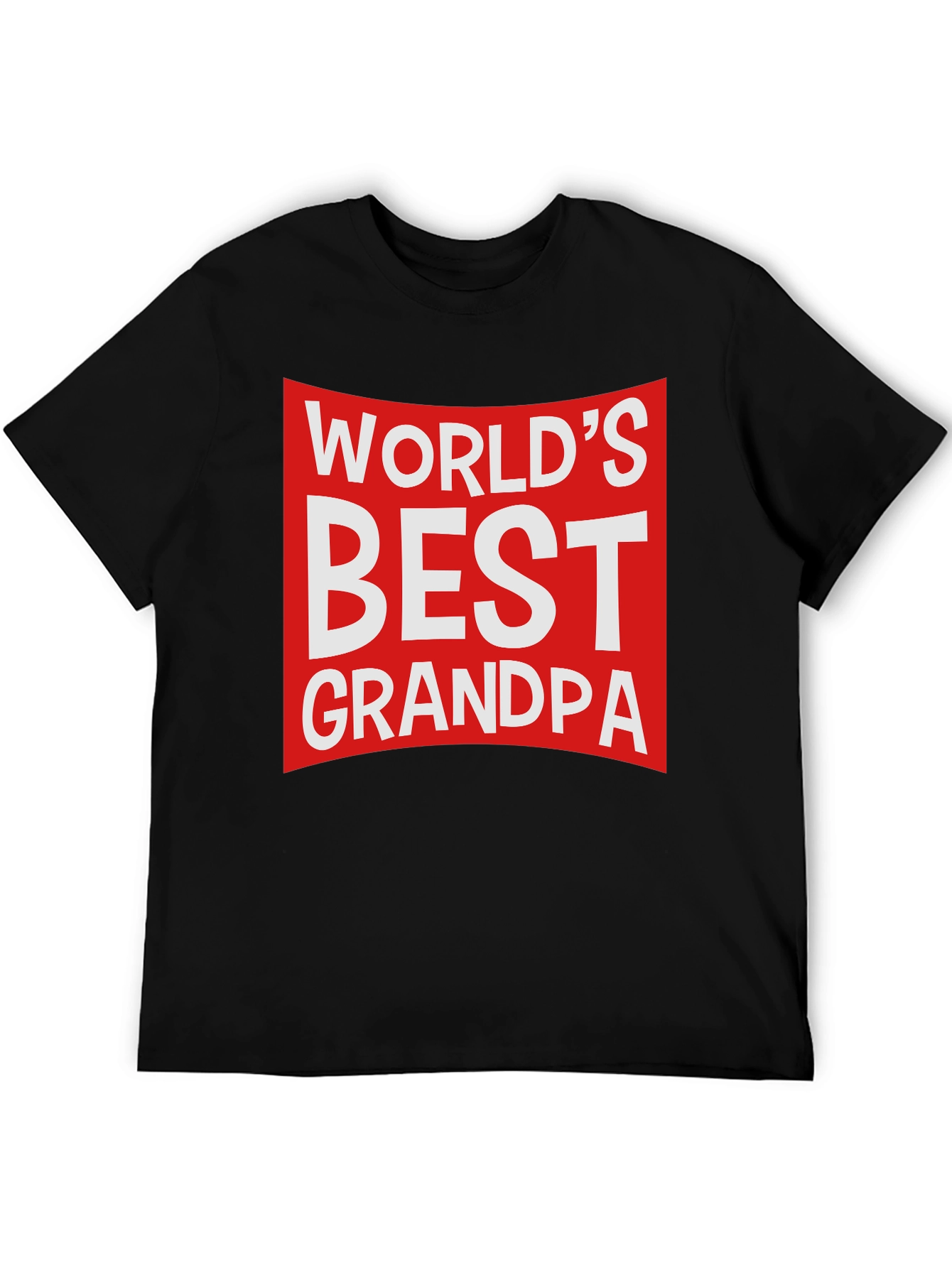 Worlds Best Grandpa T-Shirt - Black
