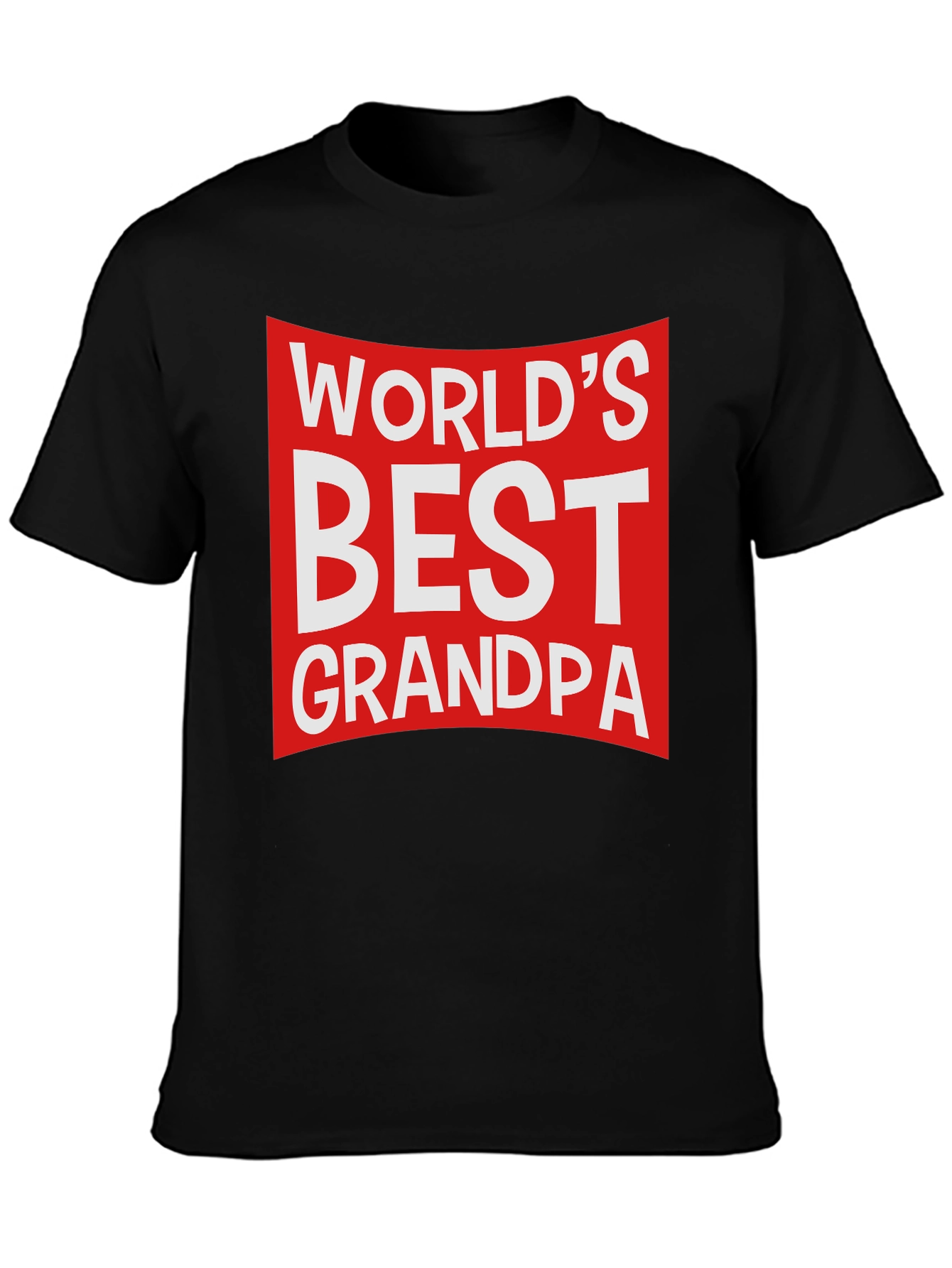 Worlds Best Grandpa T-Shirt - Black