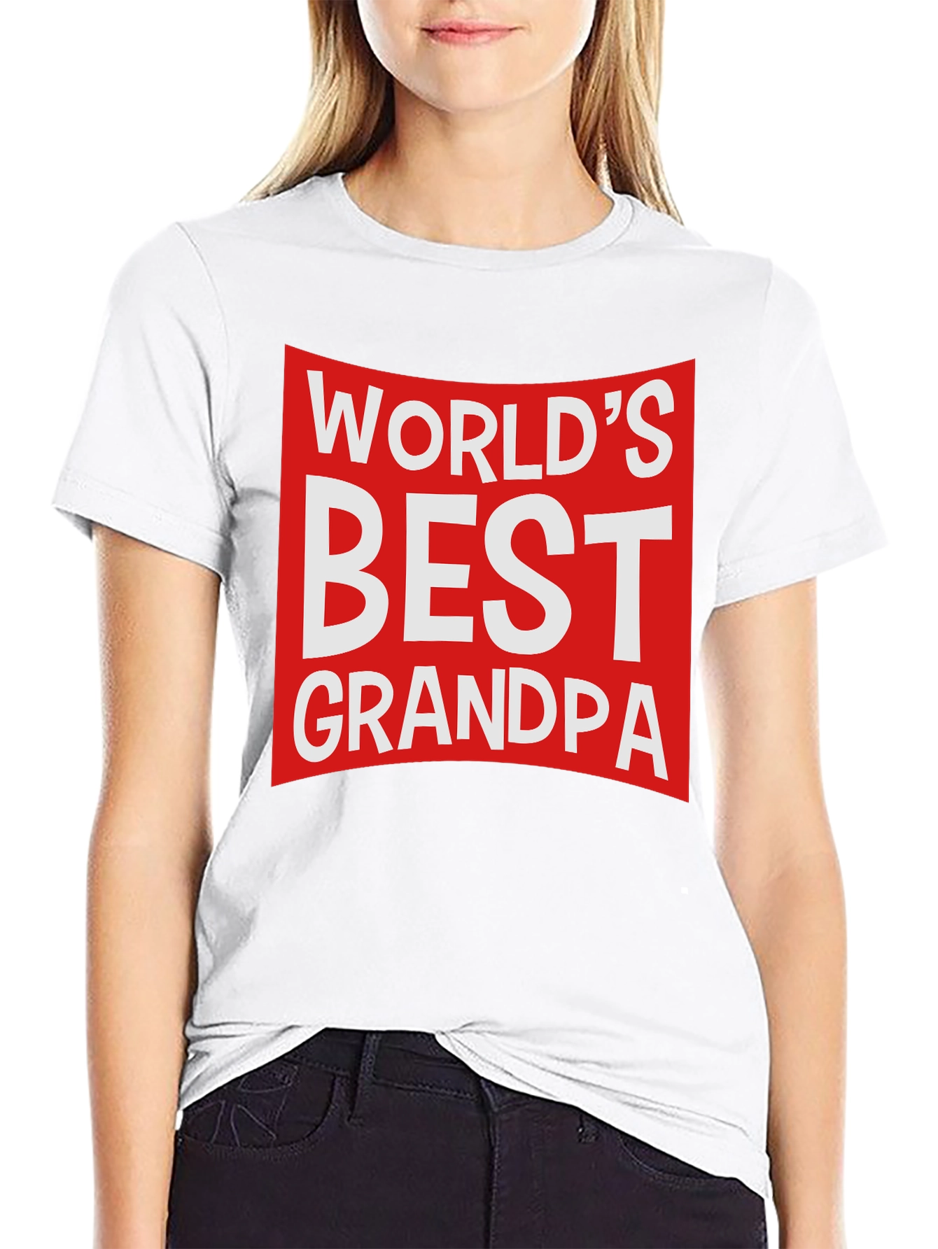 Worlds Best Grandpa T-Shirt - Black