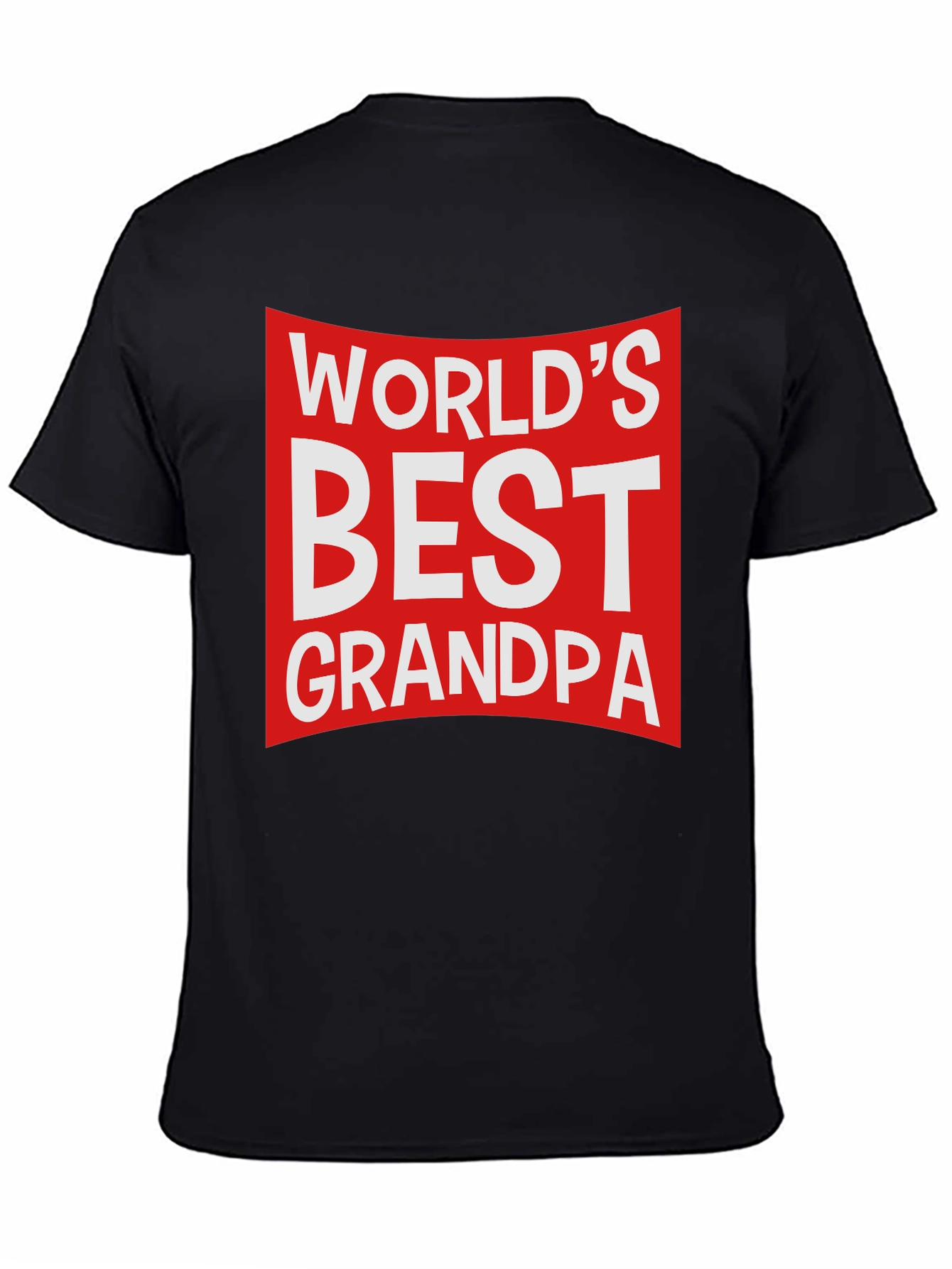 Worlds Best Grandpa T-Shirt - Black