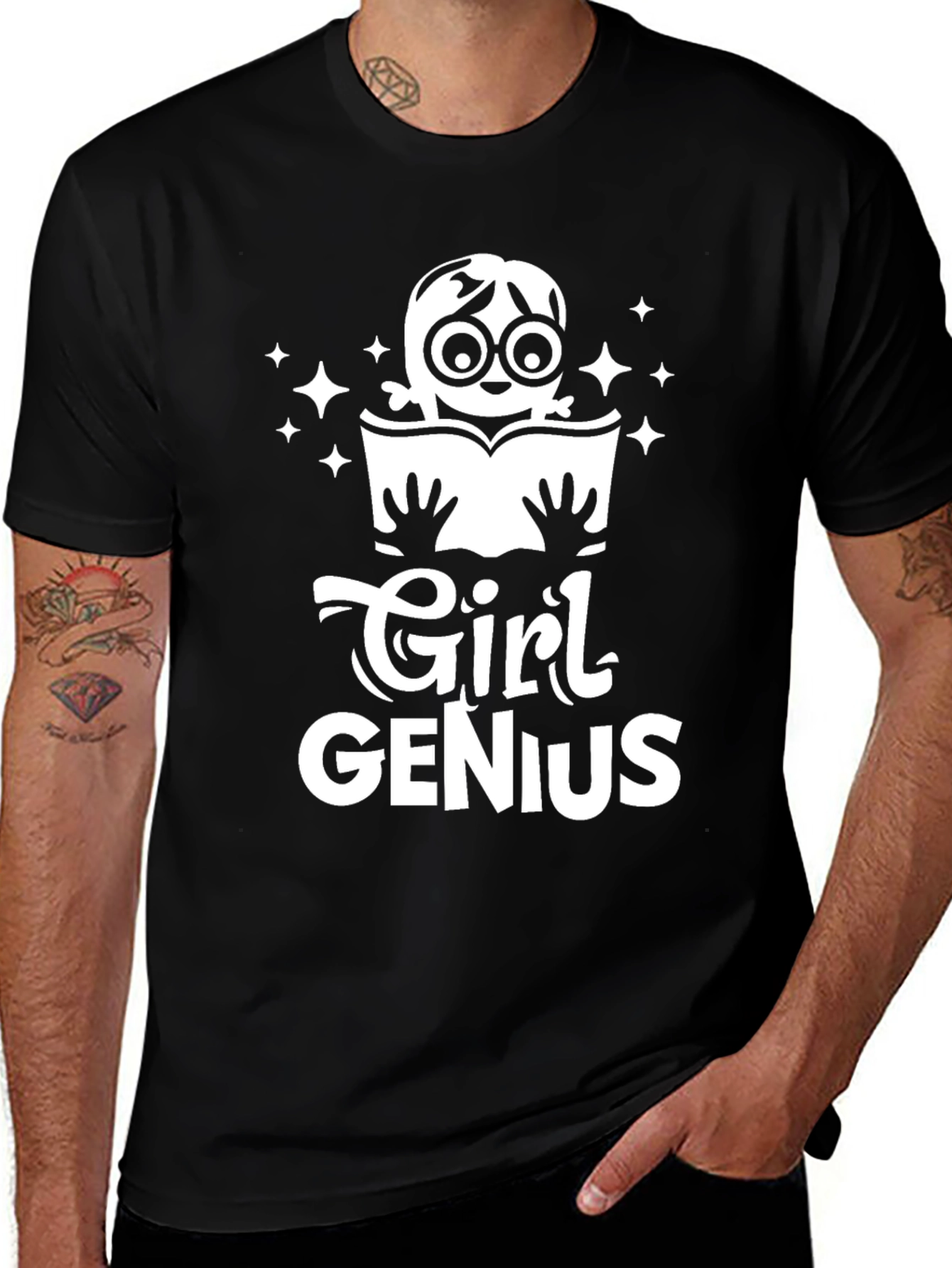Girl Genius Graphic Tee - Smart & Stylish